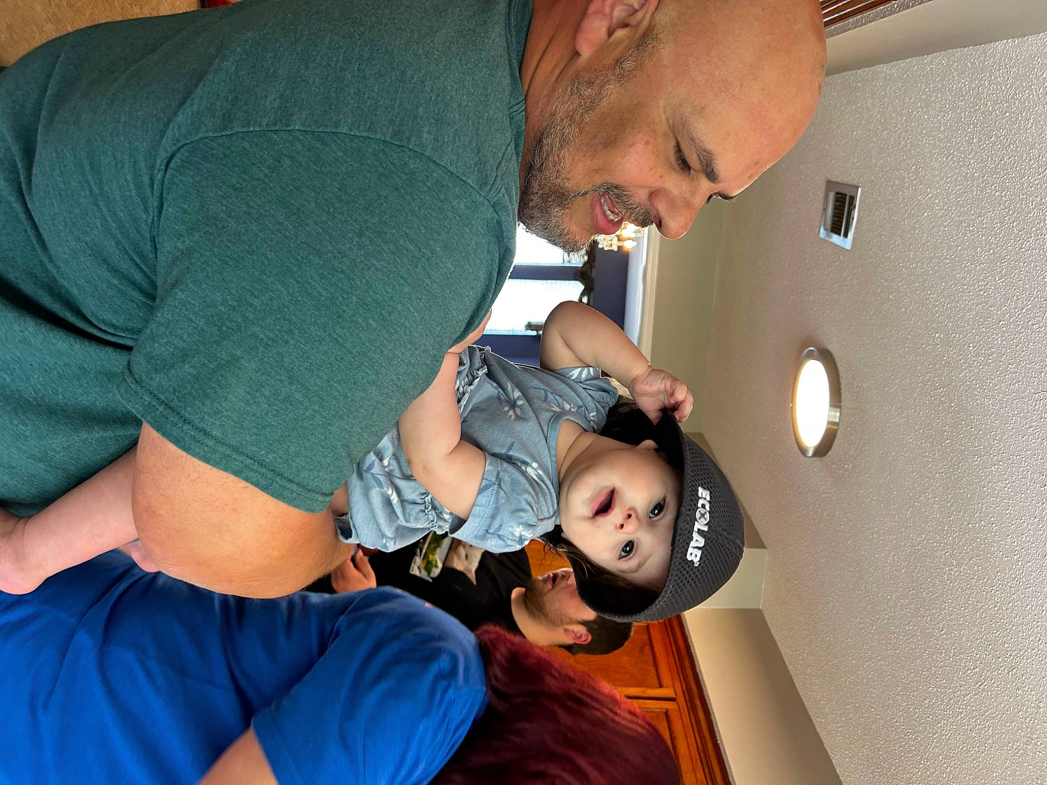 Elsie joined the competition — help win amazing prizes! baby, child, comfort, elbow, event, fun, gesture, happy, hat, headwear, health_care, joint, knee, mouth, person, room, service, sitting, smile, t_shirt