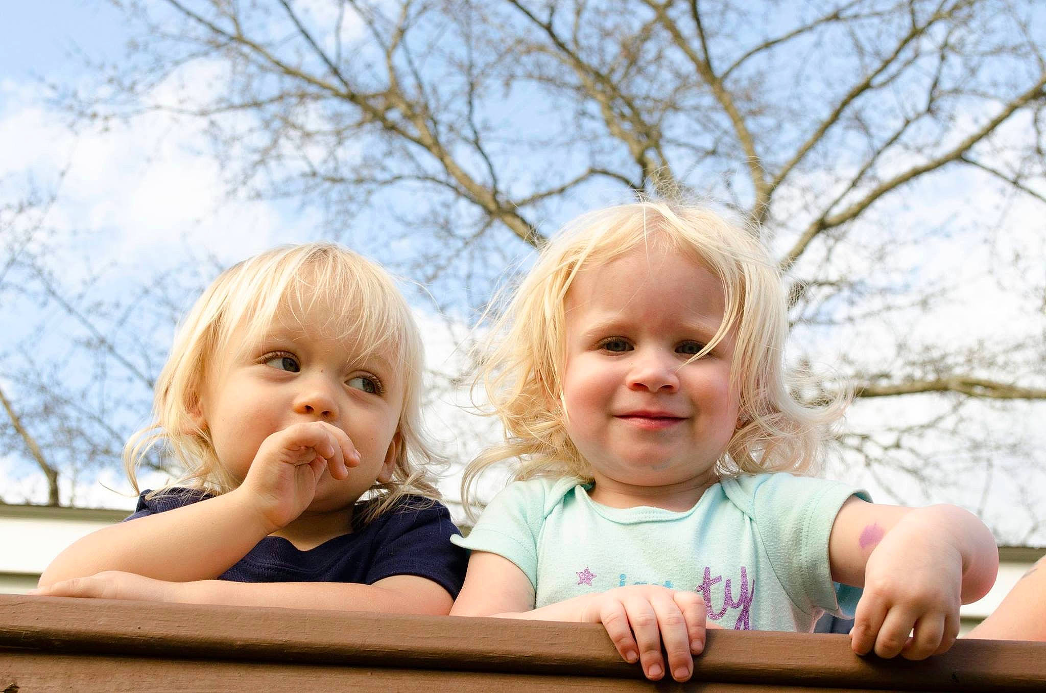 Taelynn joined the competition — help win amazing prizes! baby, child, daughter, fun, happy, joy, leisure, mother, people, person, sibling, sitting, smile, toddler