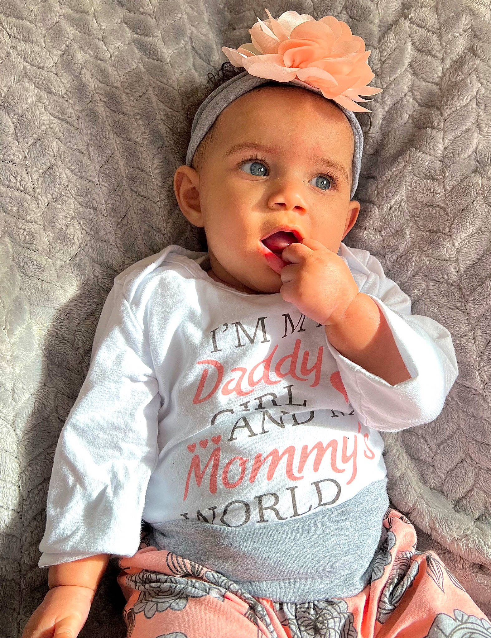 Ivy joined the competition — help win amazing prizes! arm, baby_toddler_clothing, cheek, chin, eye, eyelash, face, hairstyle, happy, head, human_body, iris, lip, mouth, neck, orange, person, pink, skin, sleeve