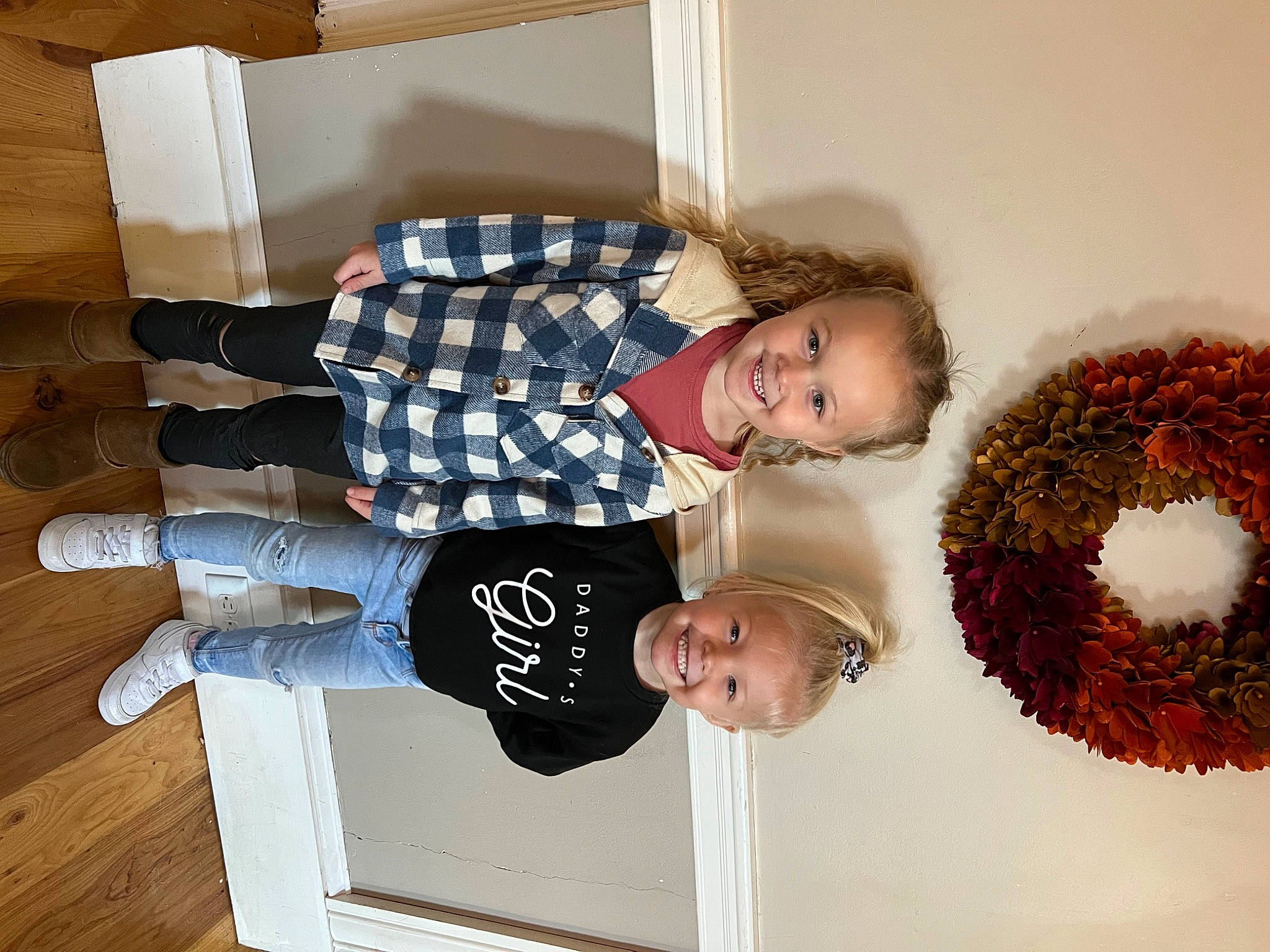 Navy Mae is registered to the contest to win money with this photo: baby_toddler_clothing, child, collar, comfort, coquelicot, fur, happy, hardwood, joy, outdoor_shoe, pattern, person, room, sleeve, smile, teddy_bear, toddler, toy, varnish, walking_shoe