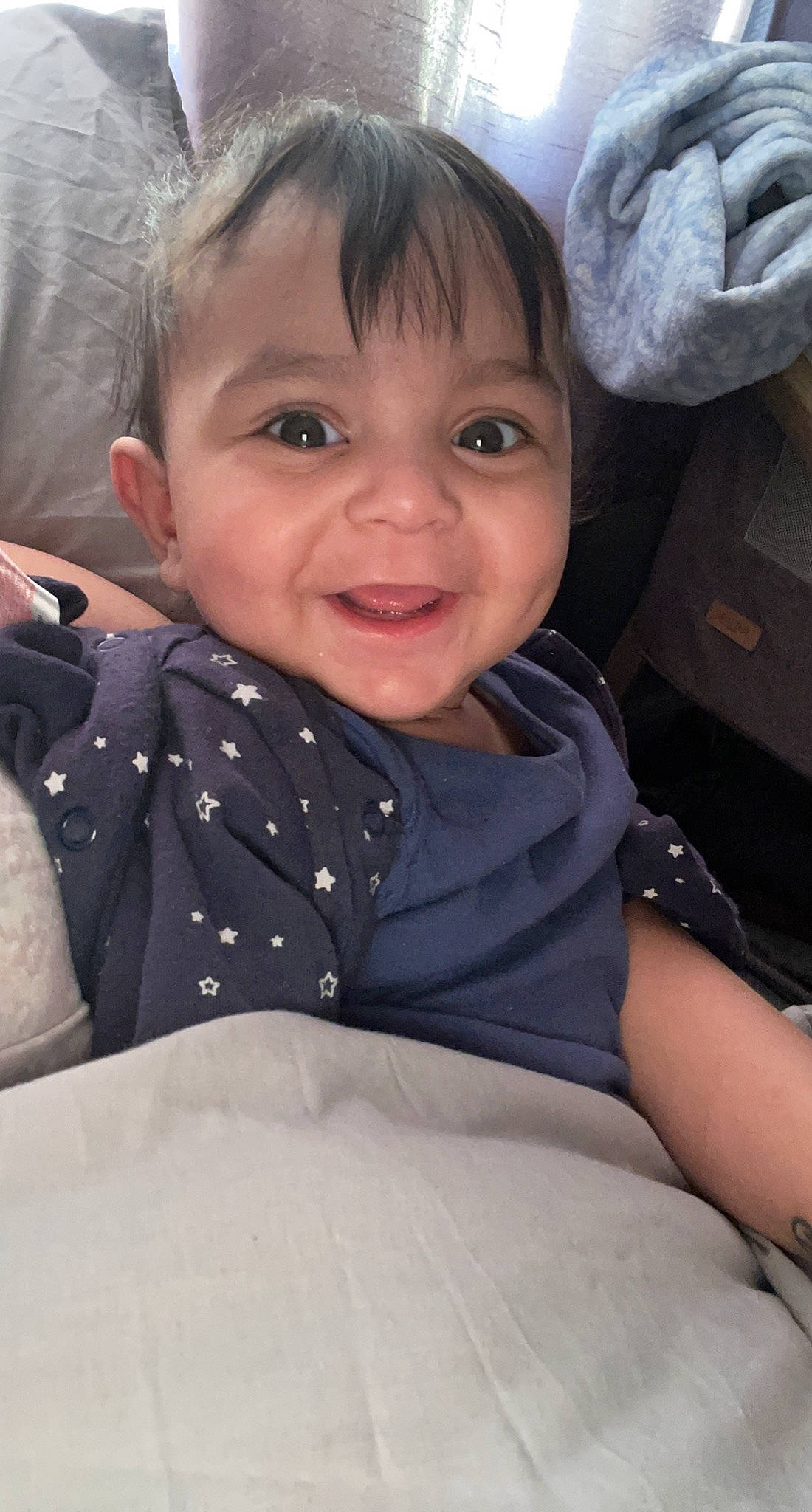 Hakeem is registered to the contest to win money with this photo: cheek, child, chin, comfort, cool, eye, eyebrow, finger, forehead, happy, human_body, iris, joy, lip, mouth, nose, person, skin, sleeve, smile