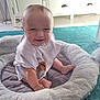 Jacob joined the competition — help win amazing prizes! baby, bed, bedroom, clothing, cushion, face, furniture, happy, head, homedecor, indoors, laughing, pants, person, photography, portrait, rug, sitting, smile, t_shirt