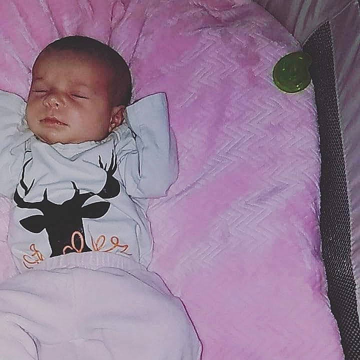 Willa joined the competition — help win amazing prizes! baby, baby_products, child, linens, nap_mat, person, pink, product, purple, textile, toddler, violet