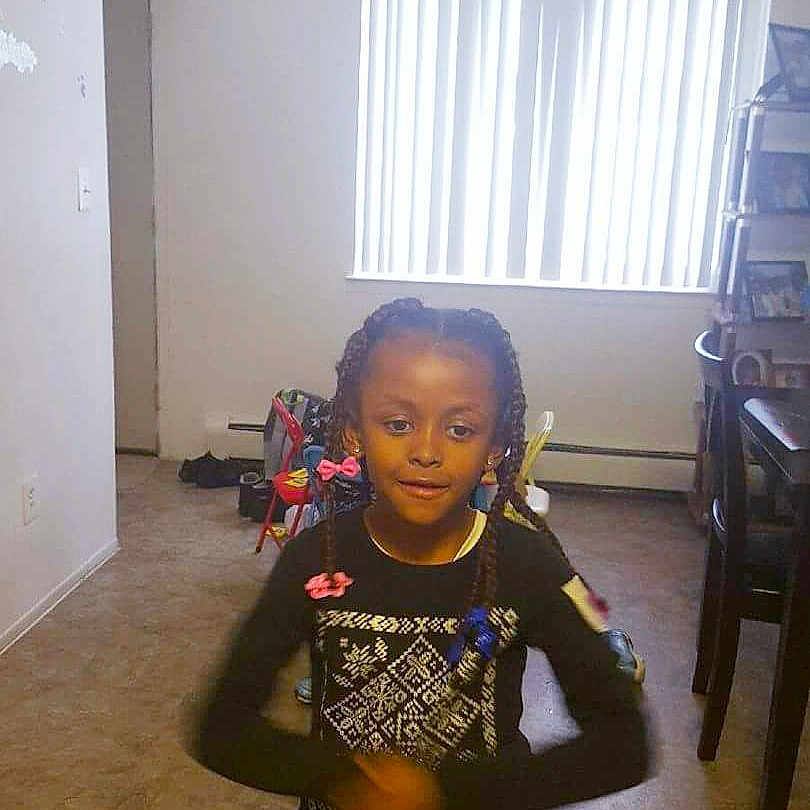 Kimya joined the competition — help win amazing prizes! black, child, day, design, flooring, fun, girl, hair, hairstyle, house, person, product, room, smile, standing, toddler