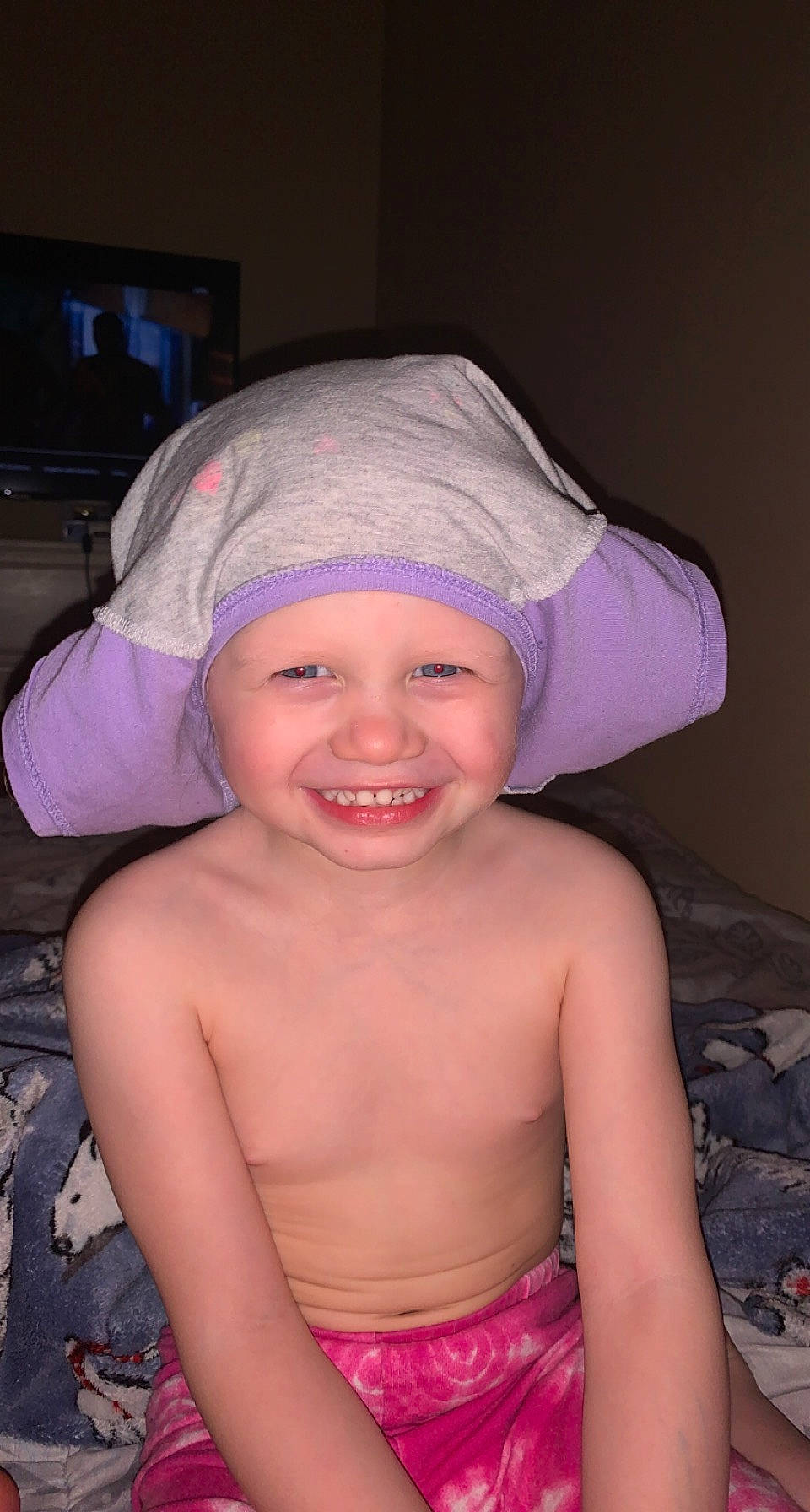 Isabella joined the competition — help win amazing prizes! baseball_cap, cap, chest, child, eyewear, fashion_accessory, flash_photography, fun, glasses, happy, headgear, headwear, human_body, joy, lip, magenta, mouth, person, pink, purple