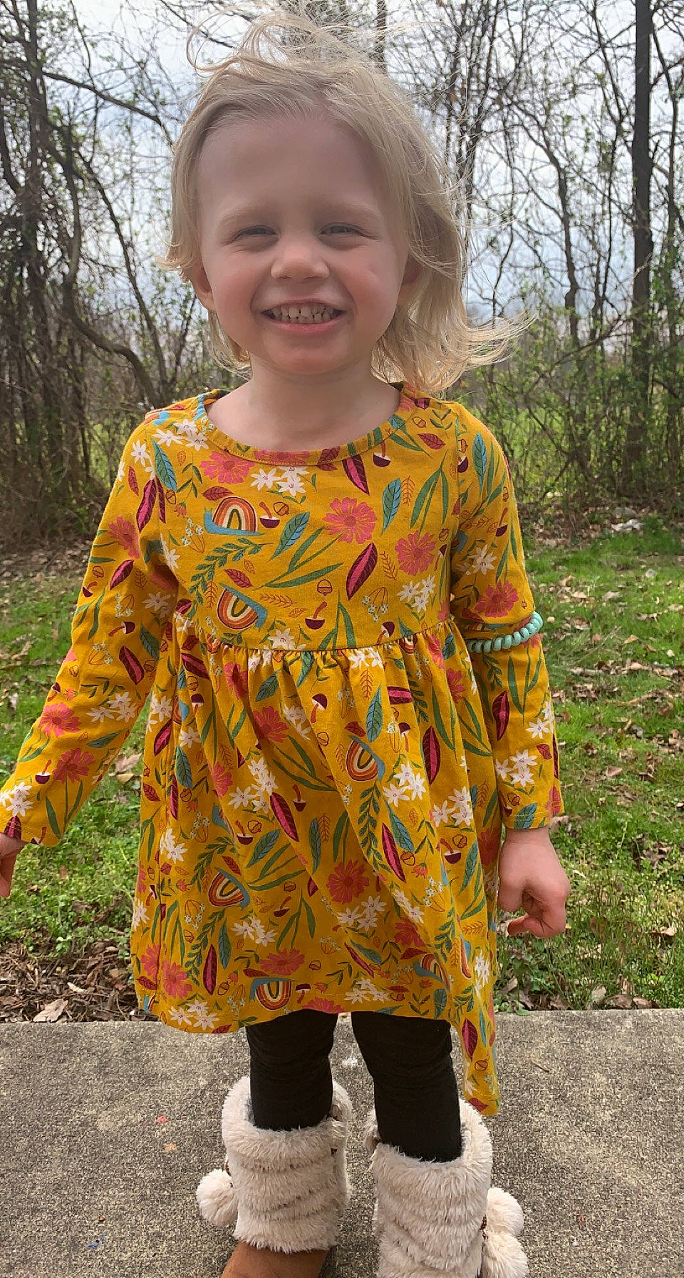 Isabella joined the competition — help win amazing prizes! arm, baby_toddler_clothing, day_dress, dress, face, grass, happy, head, joy, leaf, one_piece_garment, pattern, people_in_nature, person, photograph, pink, plant, sleeve, smile, t_shirt