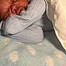 Reazyn is registered to the contest to win money with this photo: baby, blanket, blue_outfit, child, comforter, cozy, cute, face, indoors, infant, newborn, peaceful, portrait, resting, sleeping, sleepwear, snug, soft_texture, toddler, warm_light