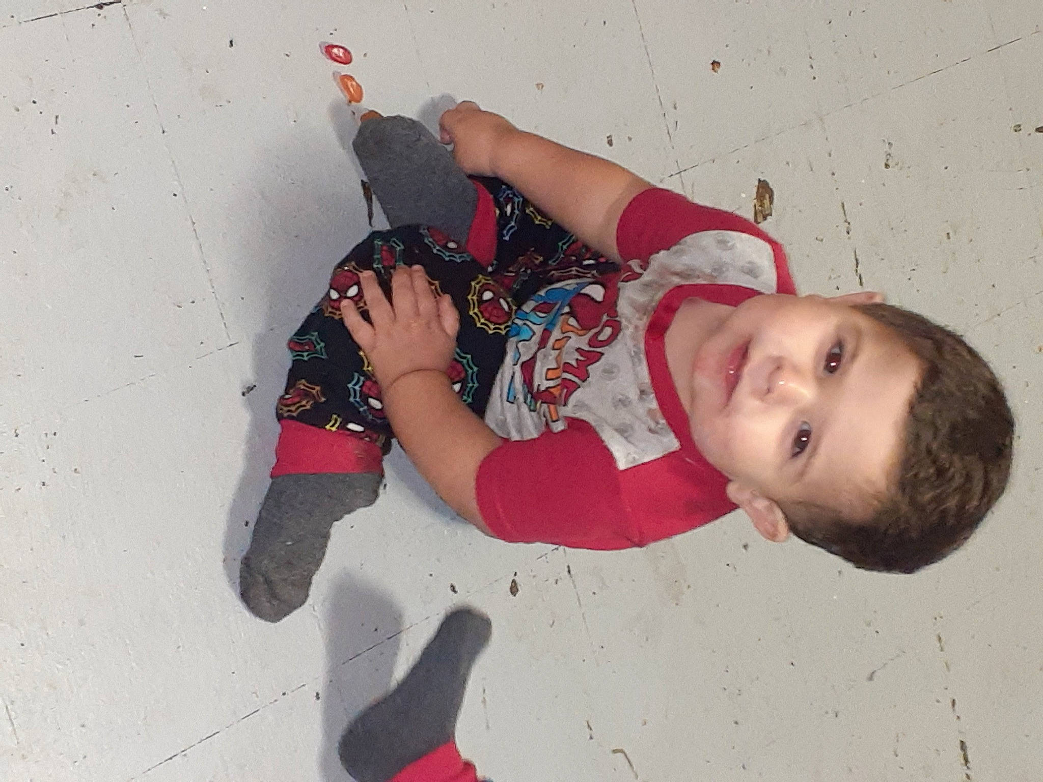 Landon joined the competition — help win amazing prizes! baby, carmine, child, elbow, facial_expression, fun, gesture, happy, human_leg, joint, knee, nail, pattern, person, skin, sleeve, thigh, toddler, trunk, waist