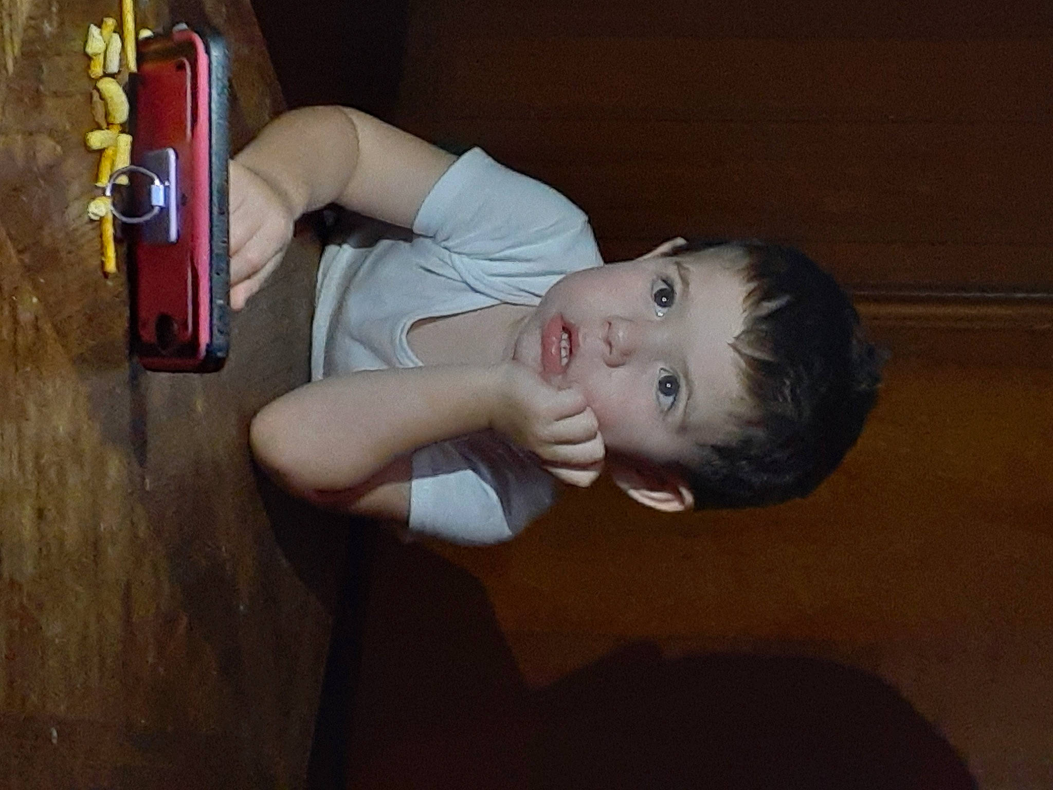 Liam joined the competition — help win amazing prizes! auto_part, automotive_lighting, baby, chest, child, door, dress, elbow, finger, flash_photography, fun, hand, nose, person, sitting, smile, tie, tin_can, toddler, vehicle_door