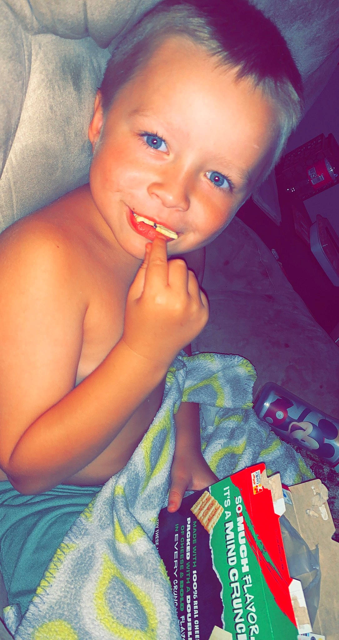 Jaece joined the competition — help win amazing prizes! baby_toddler_clothing, blue, cheek, chin, ear, eyebrow, eyelash, forehead, gesture, happy, iris, lip, mouth, nail, neck, nose, person, skin, smile, thumb