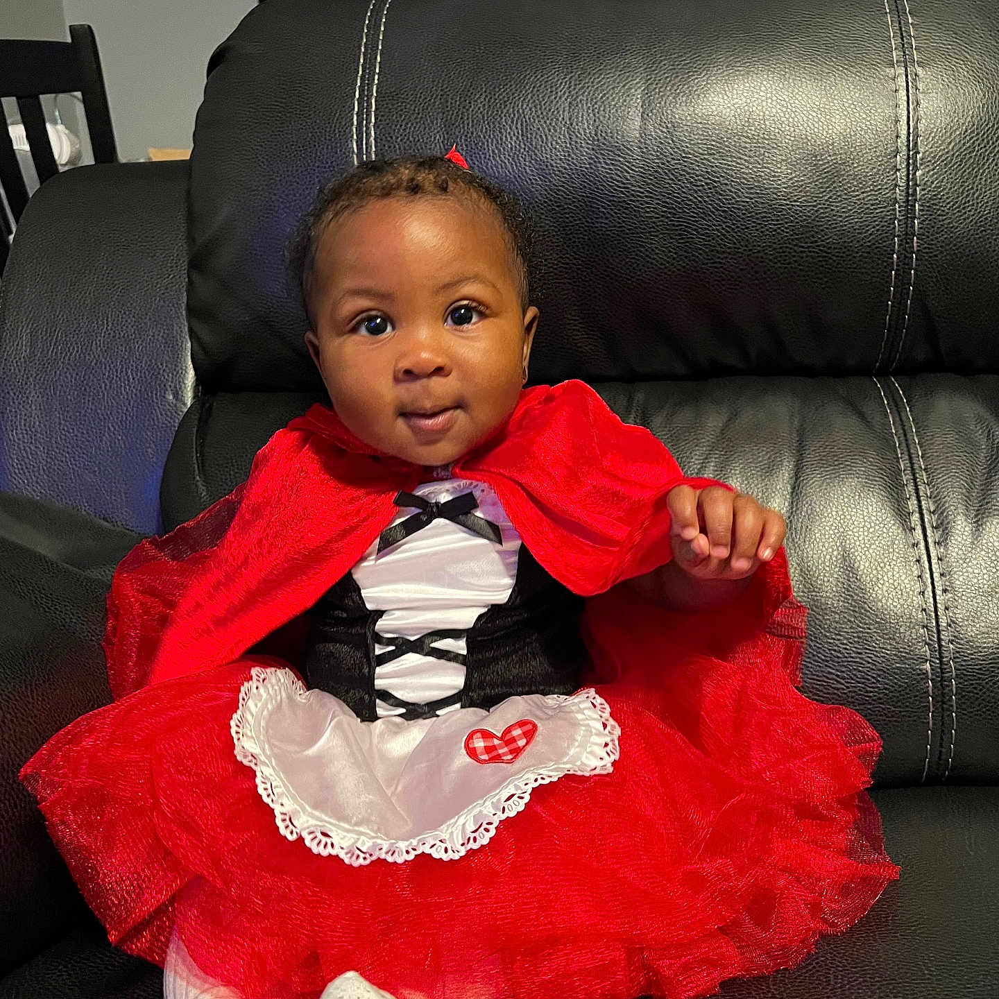 Halo joined the competition — help win amazing prizes! baby, chair, clothing, coat, costume, couch, cushion, dress, face, fashion, formalwear, furniture, head, homedecor, jacket, person, photography, portrait, sitting, velvet