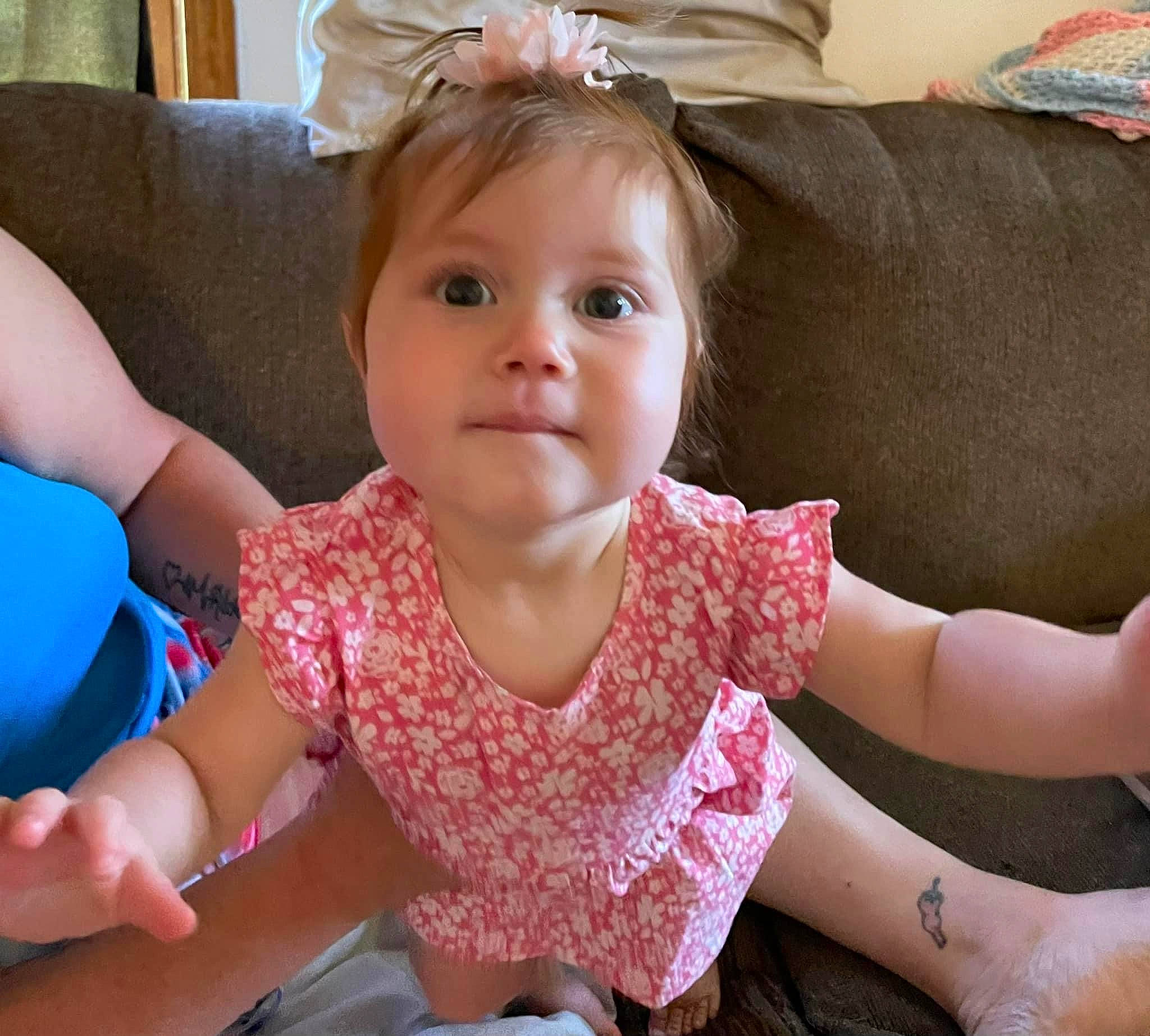 Ivanna joined the competition — help win amazing prizes! arm, baby_toddler_clothing, cheek, comfort, face, facial_expression, hair, hairstyle, happy, head, iris, joint, lip, mouth, neck, organ, person, shoulder, skin, smile