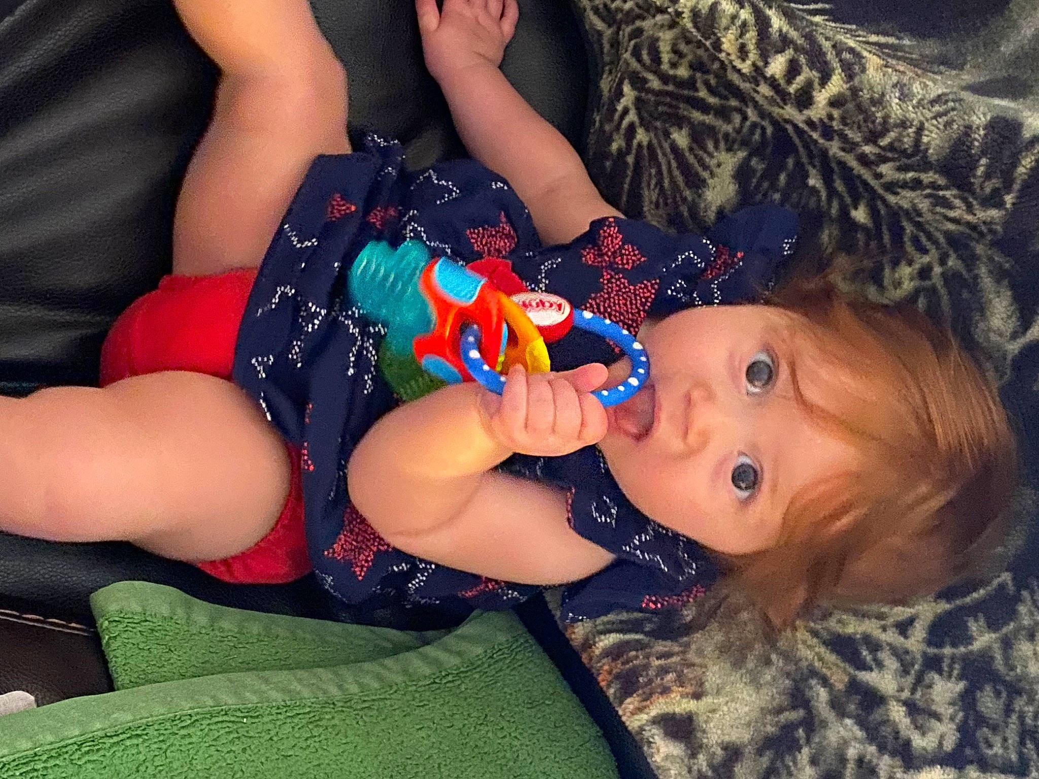 Ivanna joined the competition — help win amazing prizes! baby_toddler_clothing, blond, brown_hair, cheek, cool, electric_blue, eyelash, finger, fun, happy, human_leg, iris, leg, lip, mouth, nail, person, skin, surprise, thigh