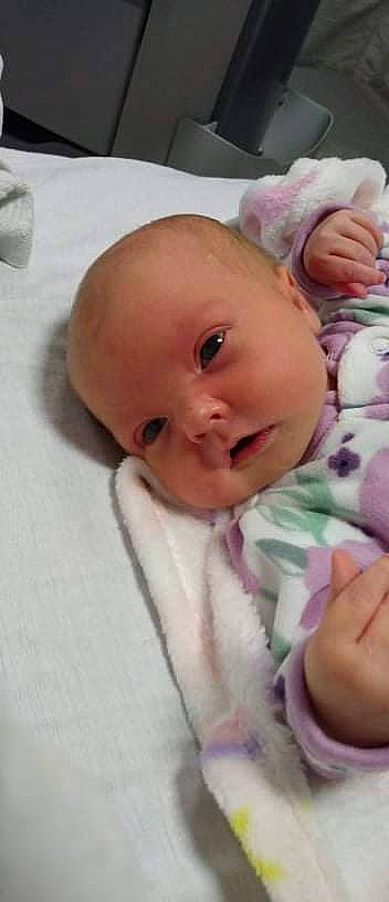 Kahli Ann joined the competition — help win amazing prizes! baby, baby_toddler_clothing, cheek, child, chin, comfort, eyelash, face, finger, fur, happy, iris, linens, lip, mouth, nose, person, pink, skin, thumb