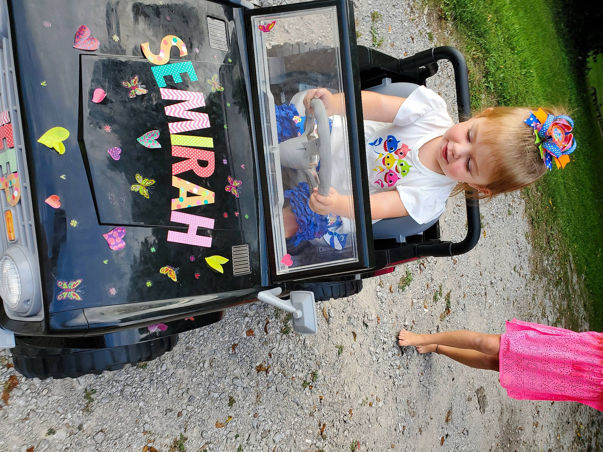 Semirah joined the competition — help win amazing prizes! baggage, child, fun, luggage_and_bags, person, play, suitcase, toddler, vacation