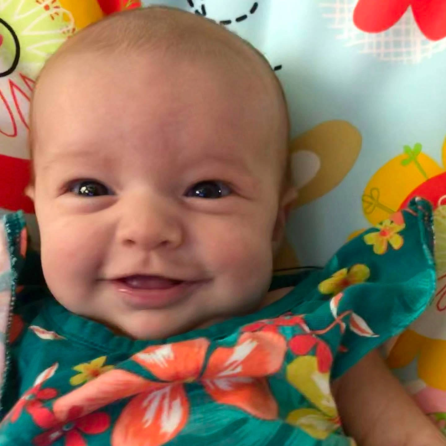 Erin is registered to the contest to win money with this photo: baby, baby_toys, cheek, child, ear, face, fun, happy, head, lip, nose, person, play, skin, smile, toddler