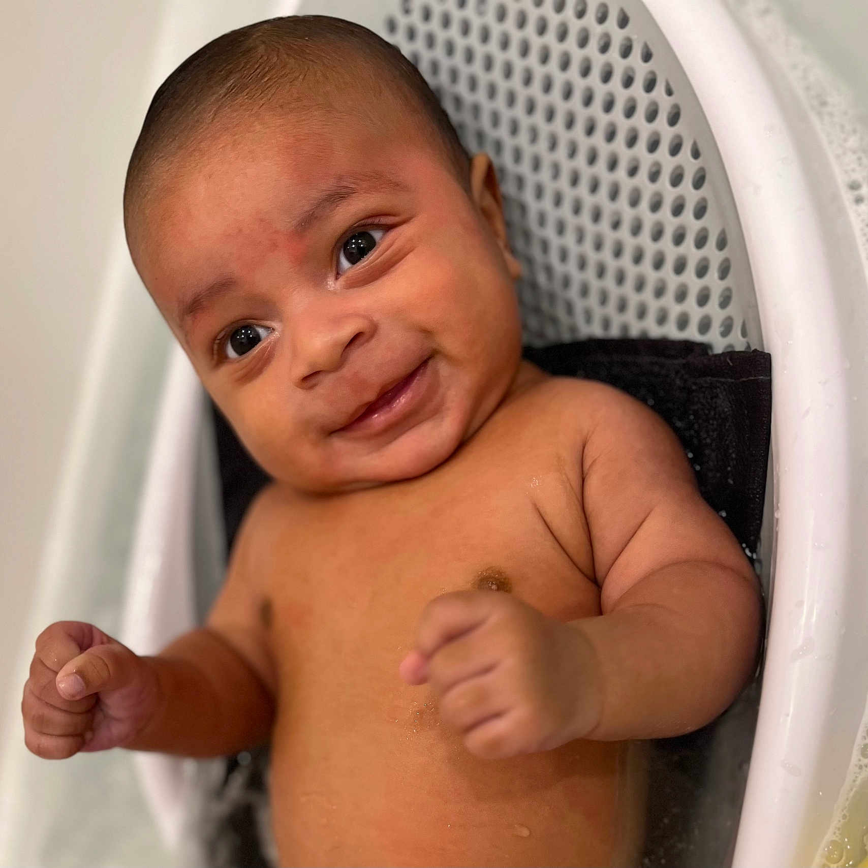 Cairo joined the competition — help win amazing prizes! baby, babylaughing, bathing, bathtub, bodypart, crying, dimples, face, finger, hand, happy, head, newborn, person, photography, portrait, sad, smile, tub