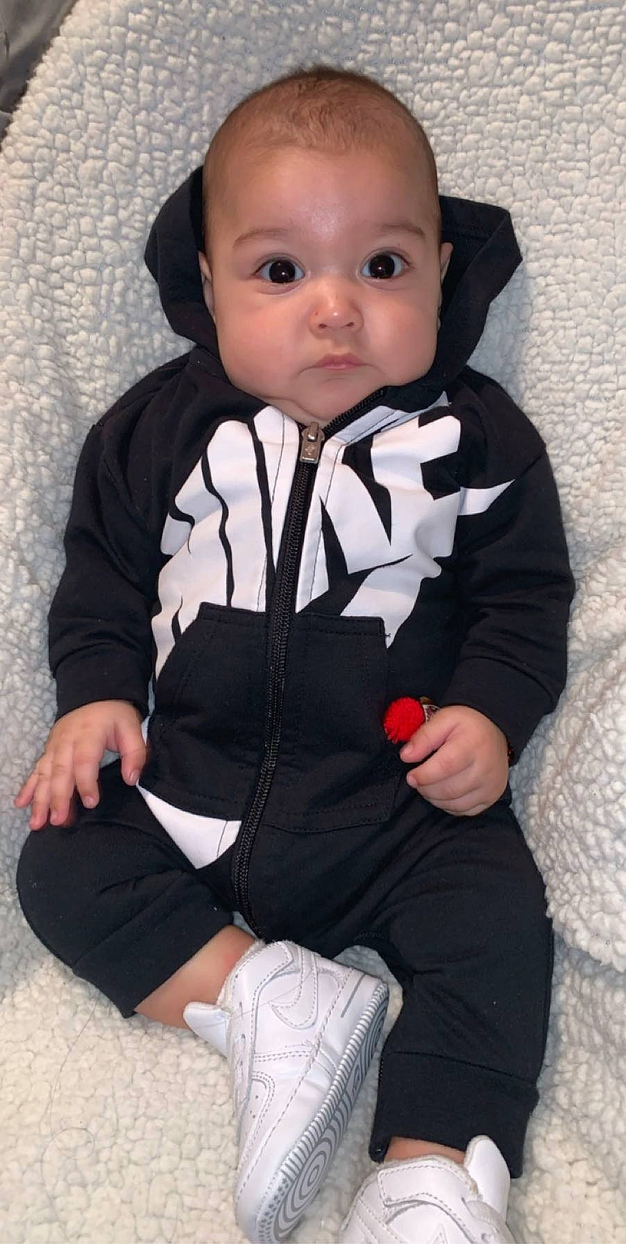 Markus joined the competition — help win amazing prizes! baby, baby_products, baby_toddler_clothing, cheek, child, clothing, hood, hoodie, jacket, outerwear, person, product, sleeve, toddler