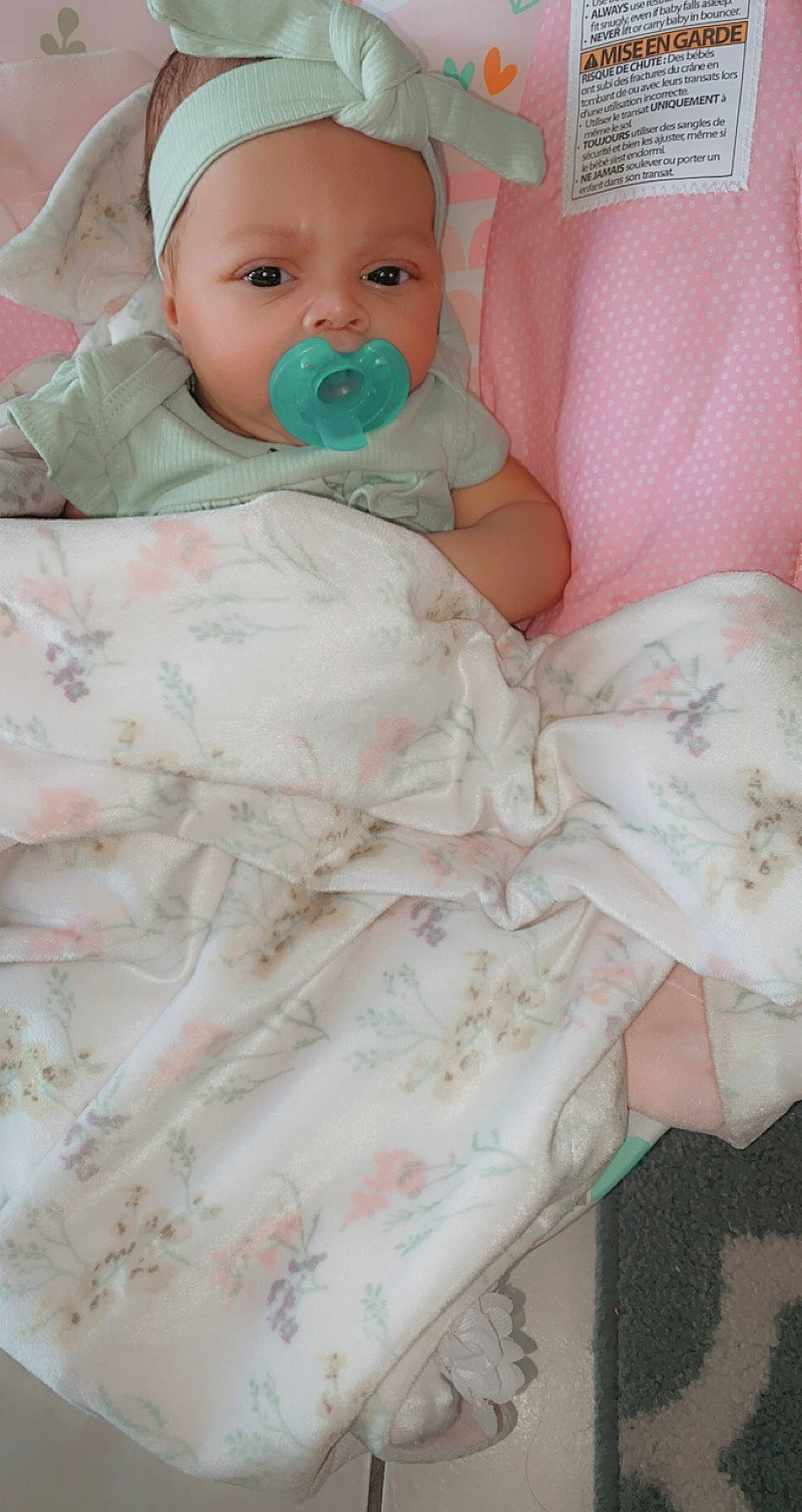 Cahlani joined the competition — help win amazing prizes! baby, baby_products, baby_toddler_clothing, day_dress, embellishment, headwear, lace, linens, peach, person, pink