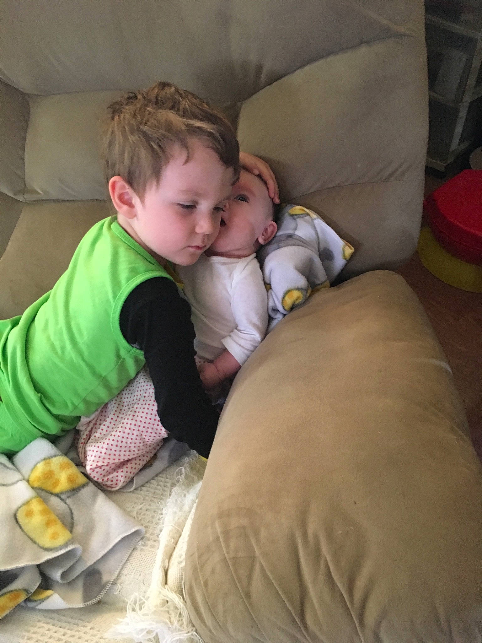 Kaiden is registered to the contest to win money with this photo: baby, child, comfort, person, play, sitting, skin, toddler