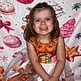 accessories, applique, bag, child, clothing, cushion, dress, face, female, girl, handbag, happy, head, homedecor, pattern, person, photography, portrait, smile, t_shirt