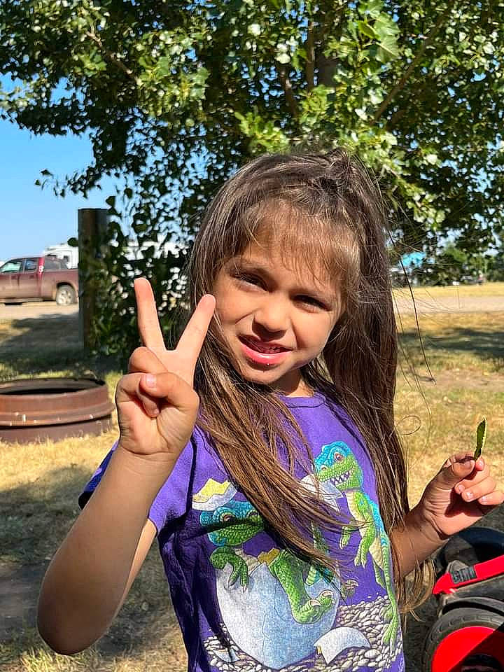 Braelyn joined the competition — help win amazing prizes! arm, cool, electric_blue, finger, fun, gesture, grass, hand, happy, joy, leisure, luggage_and_bags, people_in_nature, person, plant, recreation, sky, smile, summer, t_shirt