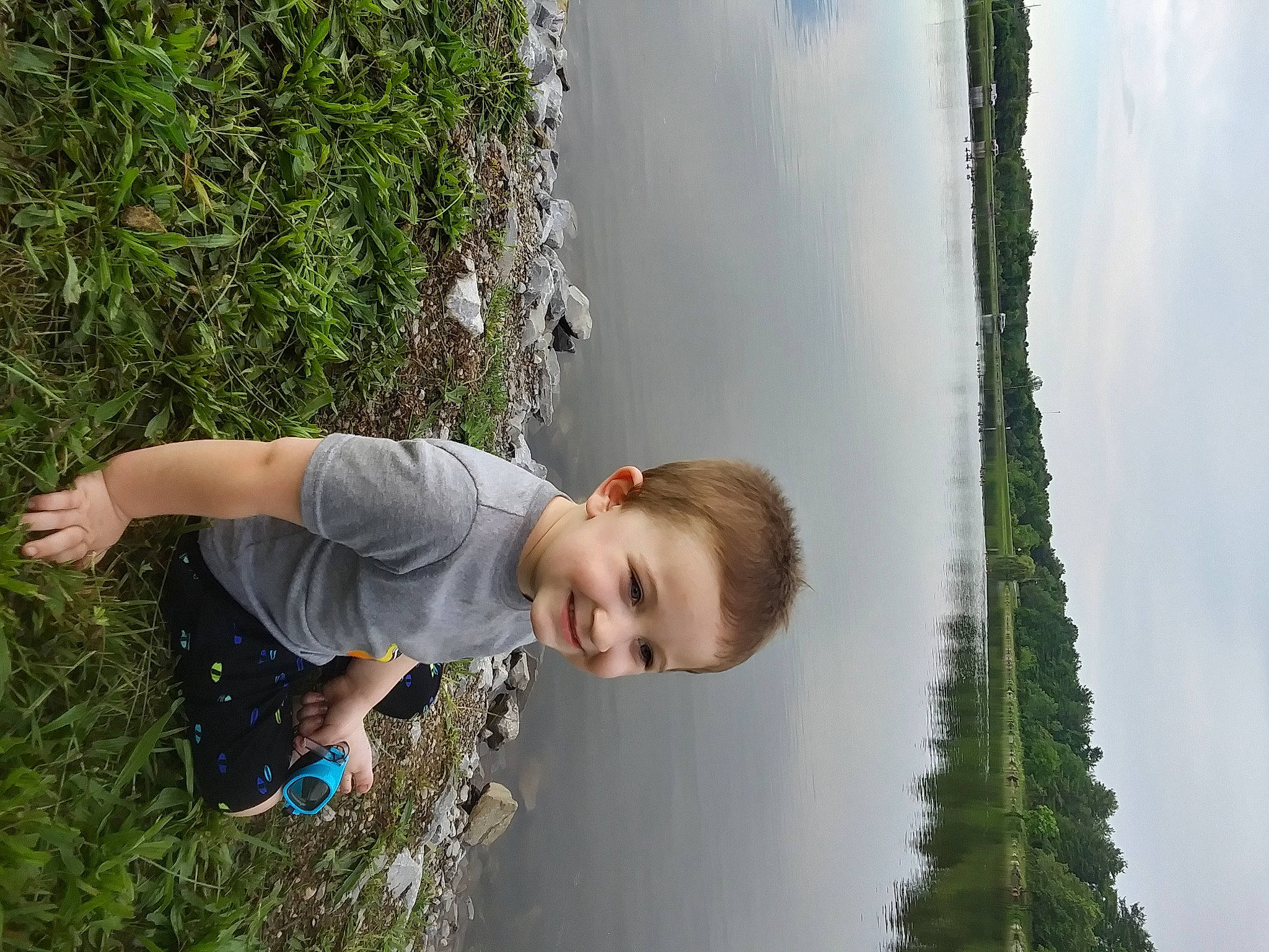 Sawyer joined the competition — help win amazing prizes! adventure, arm, child, cloud, fun, garden, grass, happy, joy, leaf, leisure, people_in_nature, person, plant, recreation, sky, smile, t_shirt, toddler, tree