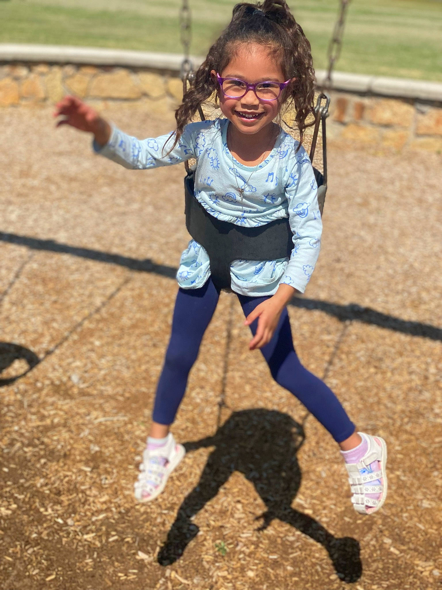 Kairi joined the competition — help win amazing prizes! city, electric_blue, event, eye, face, fun, grass, hair, happy, head, joy, knee, leisure, outdoor_play_equipment, people_in_nature, person, recreation, shoe, smile, sneakers