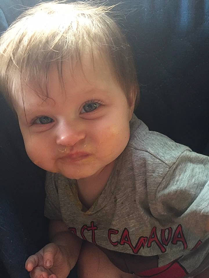 Persephone is registered to the contest to win money with this photo: baby, blond, cheek, child, chin, ear, eye, face, forehead, hair, head, iris, lip, mouth, nose, person, skin, smile, toddler