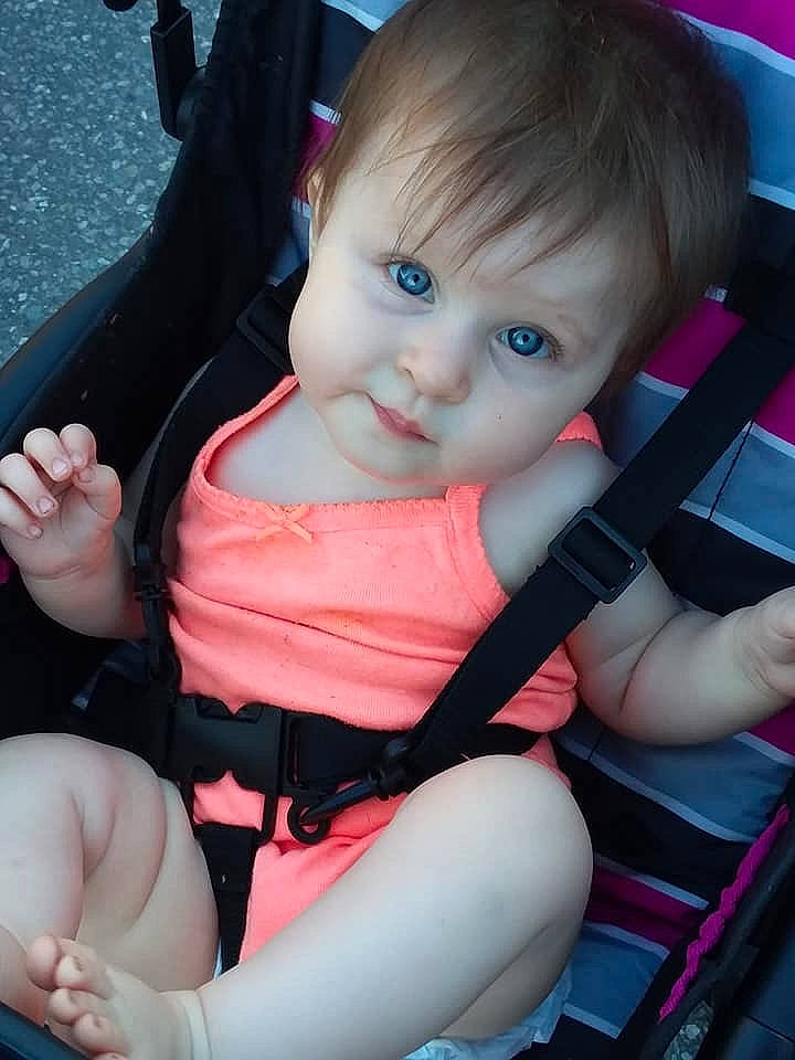 Persephone joined the competition — help win amazing prizes! auto_part, baby, baby_carriage, baby_products, car_seat, cheek, child, eye, leg, person, pink, product, sitting, skin, toddler