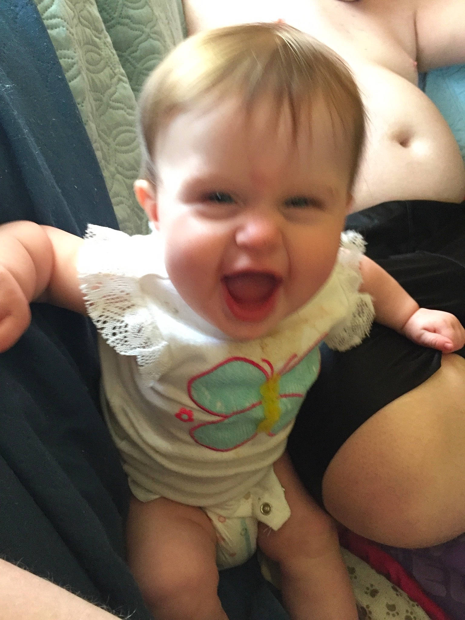 Persephone joined the competition — help win amazing prizes! abdomen, baby, cheek, child, finger, hand, head, lip, mouth, nose, person, skin, smile, thumb, toddler