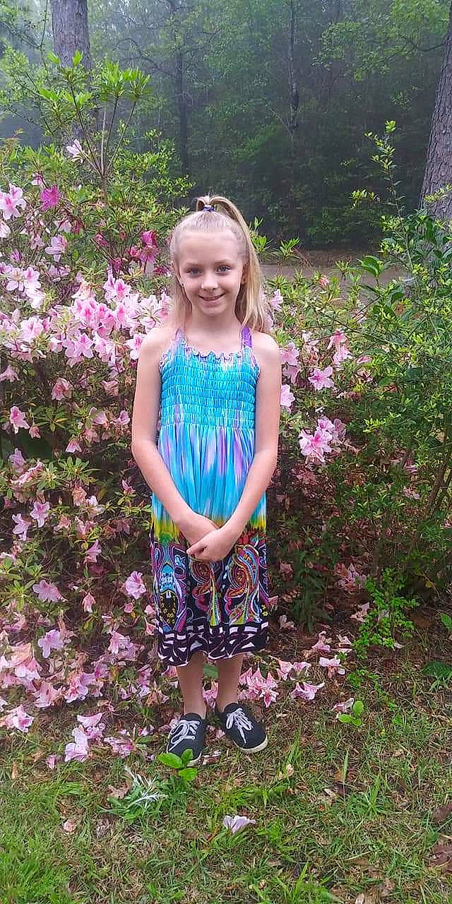 Leila joined the competition — help win amazing prizes! botany, child, dress, fawn, flower, garden, joy, lavender, lilac, lupin, pattern, person, plant, shrub, spring, summer, violet_family, wildflower