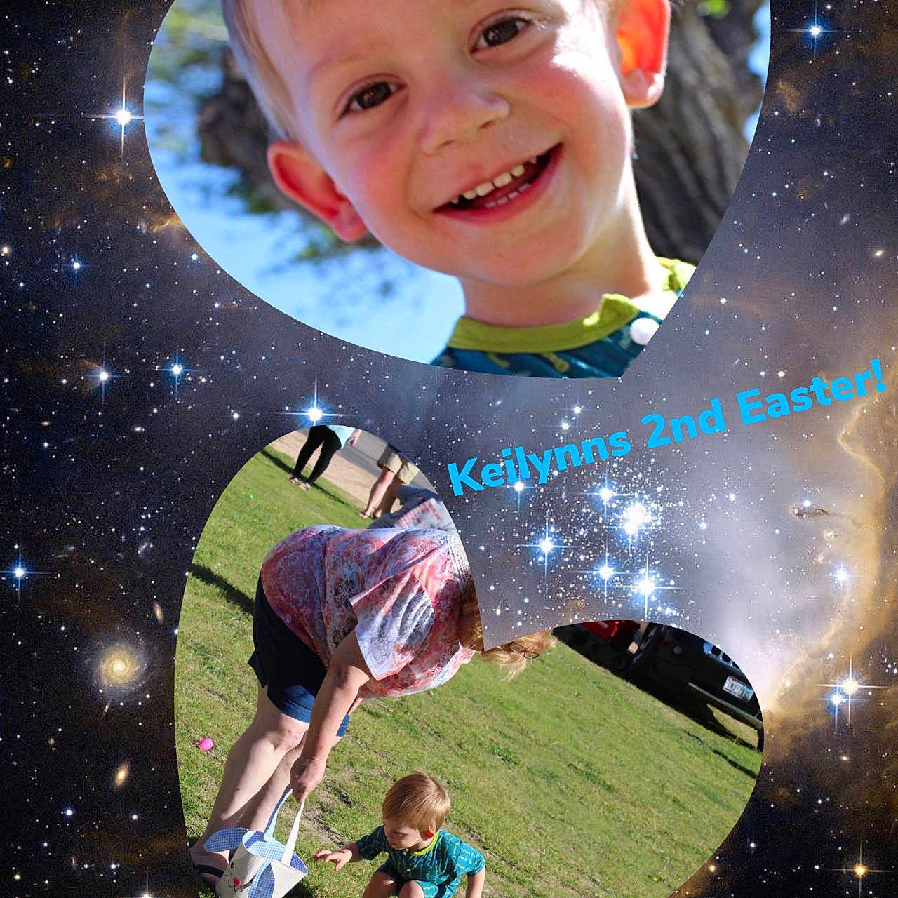 Keilynn joined the competition — help win amazing prizes! art, astronomical_object, child, collage, earth, fun, happy, illustration, joy, person, photo_caption, photography, photomontage, play, sky, smile, space, toddler, world