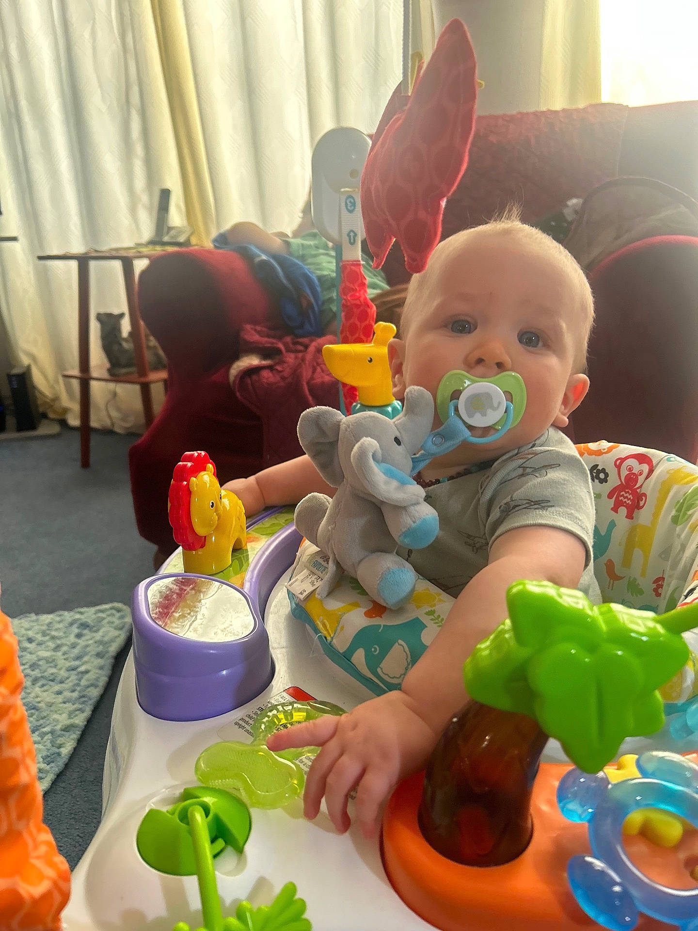 Caspian is registered to the contest to win money with this photo: adult, architecture, baby, building, couch, cream, dessert, face, female, food, furniture, head, icing, indoors, livingroom, person, photography, portrait, room, woman