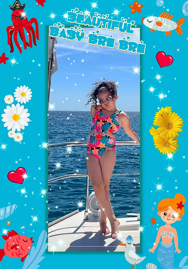 Breanna joined the competition — help win amazing prizes! adaptation, advertising, aqua, design, dress, electric_blue, fictional_character, font, fun, happy, illustration, leisure, nature, organism, people_in_nature, person, recreation, summer, swimwear, thigh