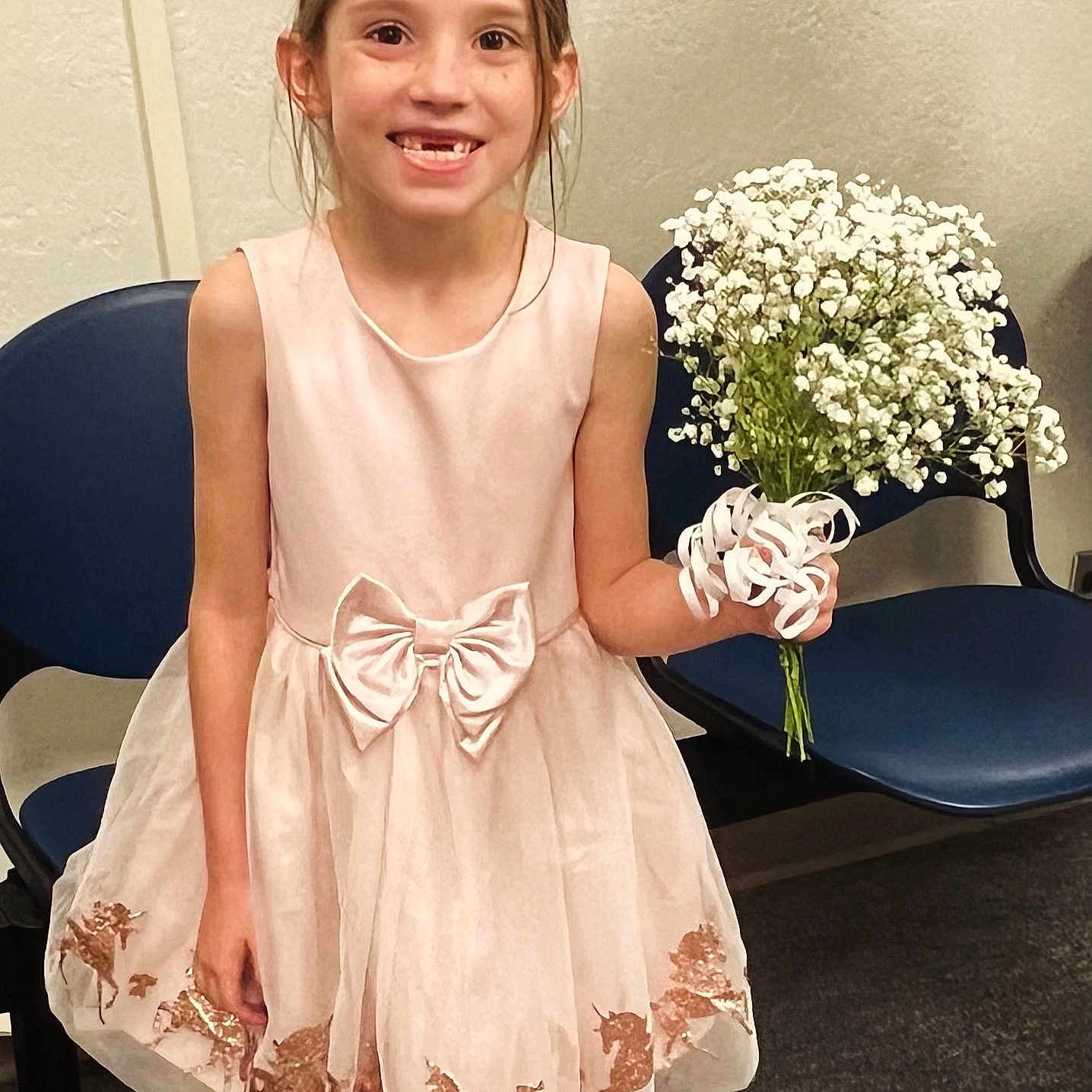 Alexandria Pettus is registered to the contest to win money with this photo: child, clothing, dress, eveningdress, face, female, flower, flowerarrangement, flowerbouquet, formalwear, furniture, girl, head, person, petal, photography, plant, portrait, pottedplant, sleeve