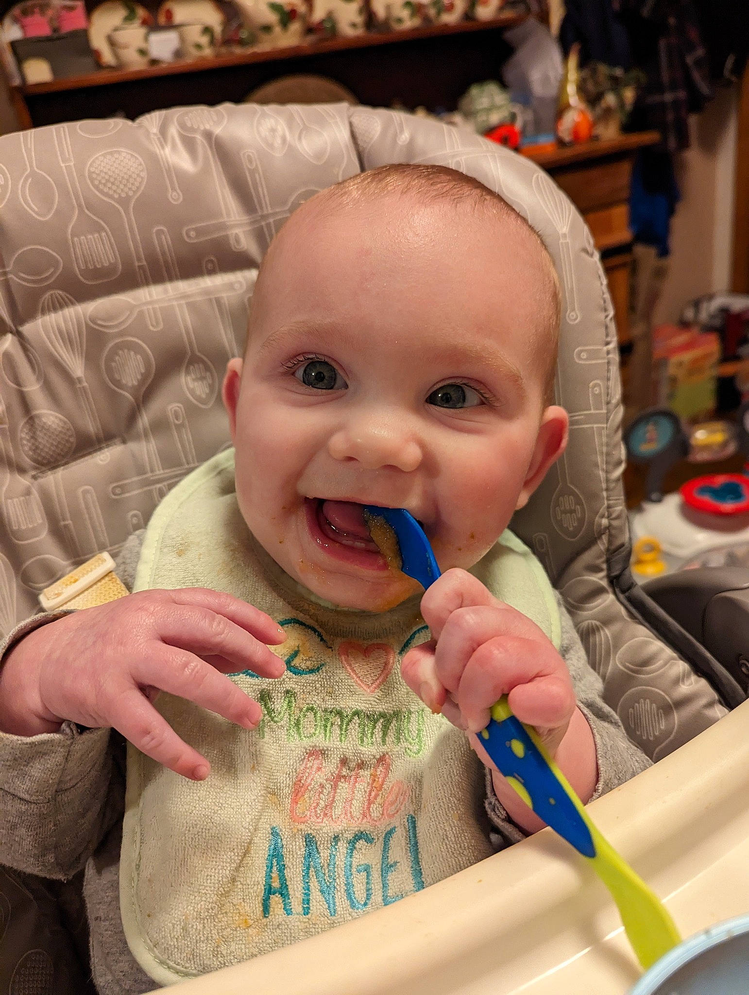 Westley joined the competition — help win amazing prizes! baby, baby_toddler_clothing, biting, cheek, child, eating, event, eye, finger, fun, gesture, happy, iris, mouth, nose, person, skin, smile, thumb, toddler