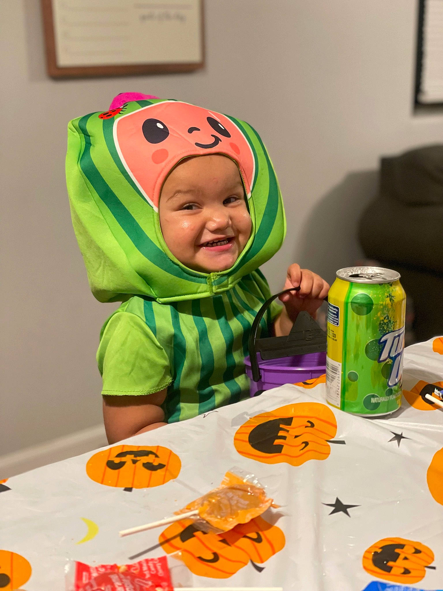 Legacy joined the competition — help win amazing prizes! baby, baby_toddler_clothing, chair, child, comfort_food, event, fun, headwear, joy, junk_food, orange, person, picture_frame, play, pumpkin, room, smile, sweetness, table, tableware