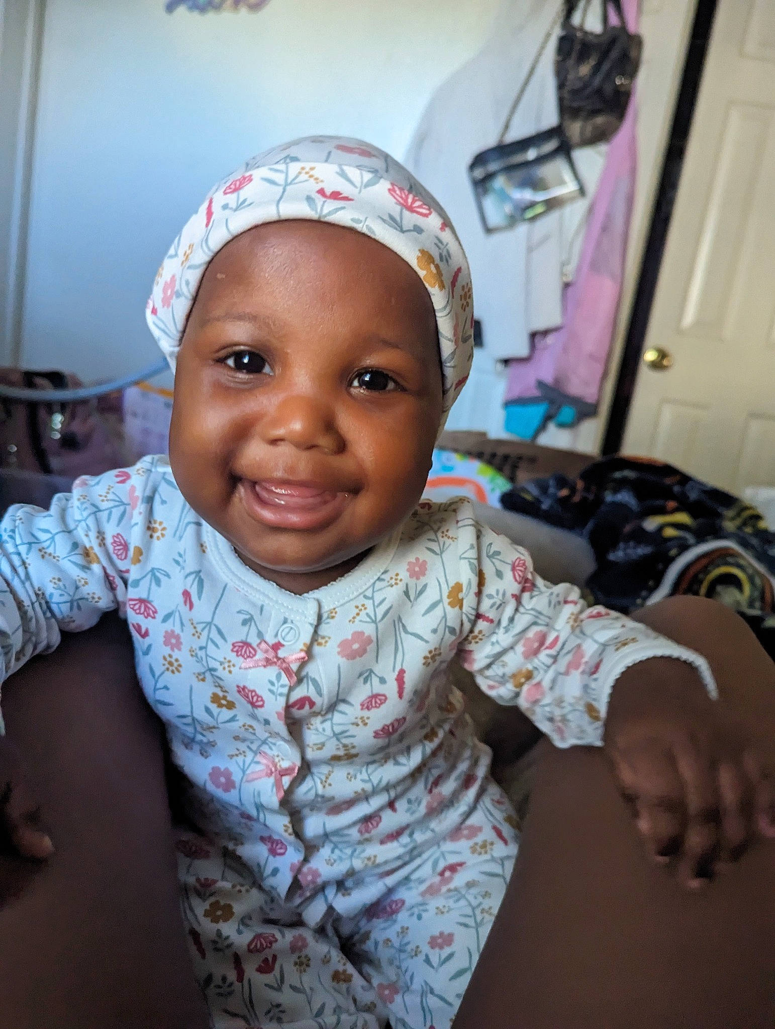 Delilah is registered to the contest to win money with this photo: cap, cheek, child, chin, cool, ear, eye, eyebrow, forehead, fun, hairstyle, happy, joy, lip, mouth, nose, person, skin, sleeve, smile