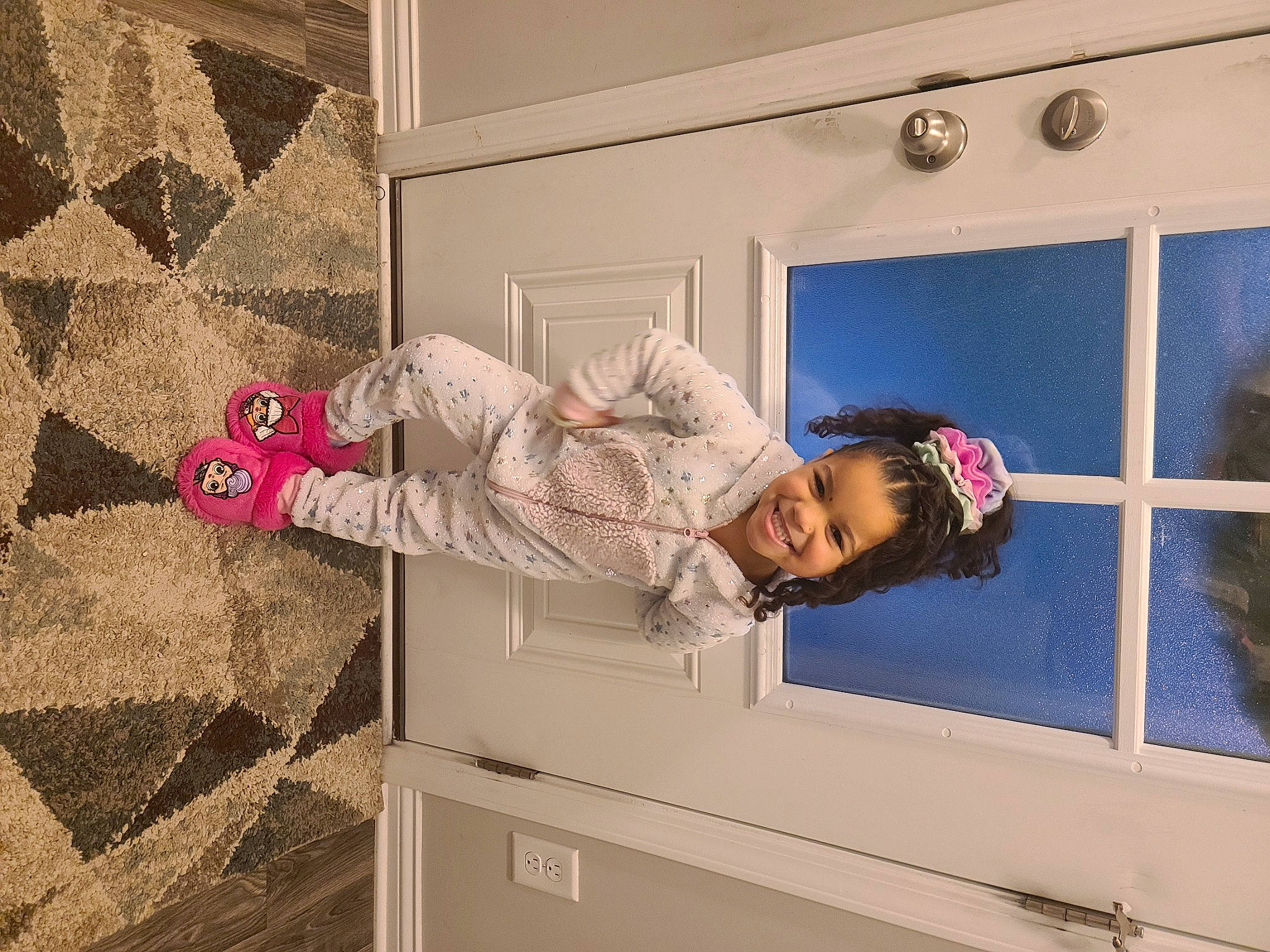 Royce joined the competition — help win amazing prizes! ceiling, child, flooring, fun, happy, hat, interior_design, joy, leisure, linens, magenta, pattern, person, pink, purple, room, smile, t_shirt, toddler, tree