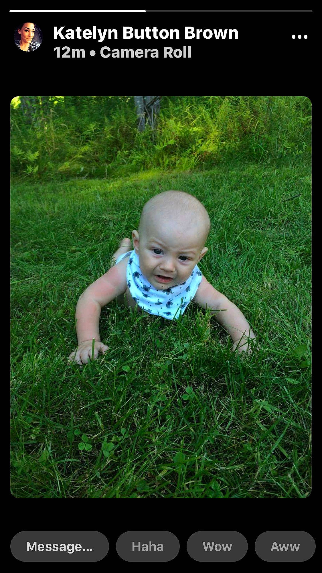Jahziah is registered to the contest to win money with this photo: baby, baby_toddler_clothing, eye, face, flash_photography, flooring, font, grass, grass_family, grassland, happy, lawn, people_in_nature, person, plant, product, rectangle, smile, t_shirt, terrestrial_plant