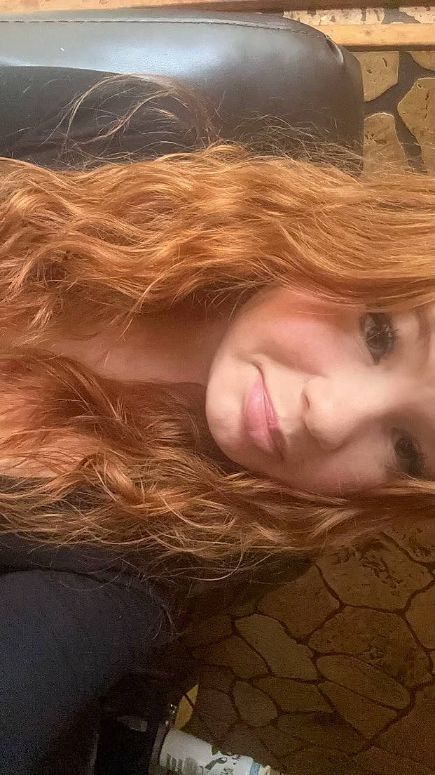 Xayvira is registered to the contest to win money with this photo: chin, eyebrow, eyelash, facial_expression, fawn, flash_photography, grass, hair, happy, jaw, layered_hair, lip, long_hair, mouth, neck, nose, person, skin, smile, textile