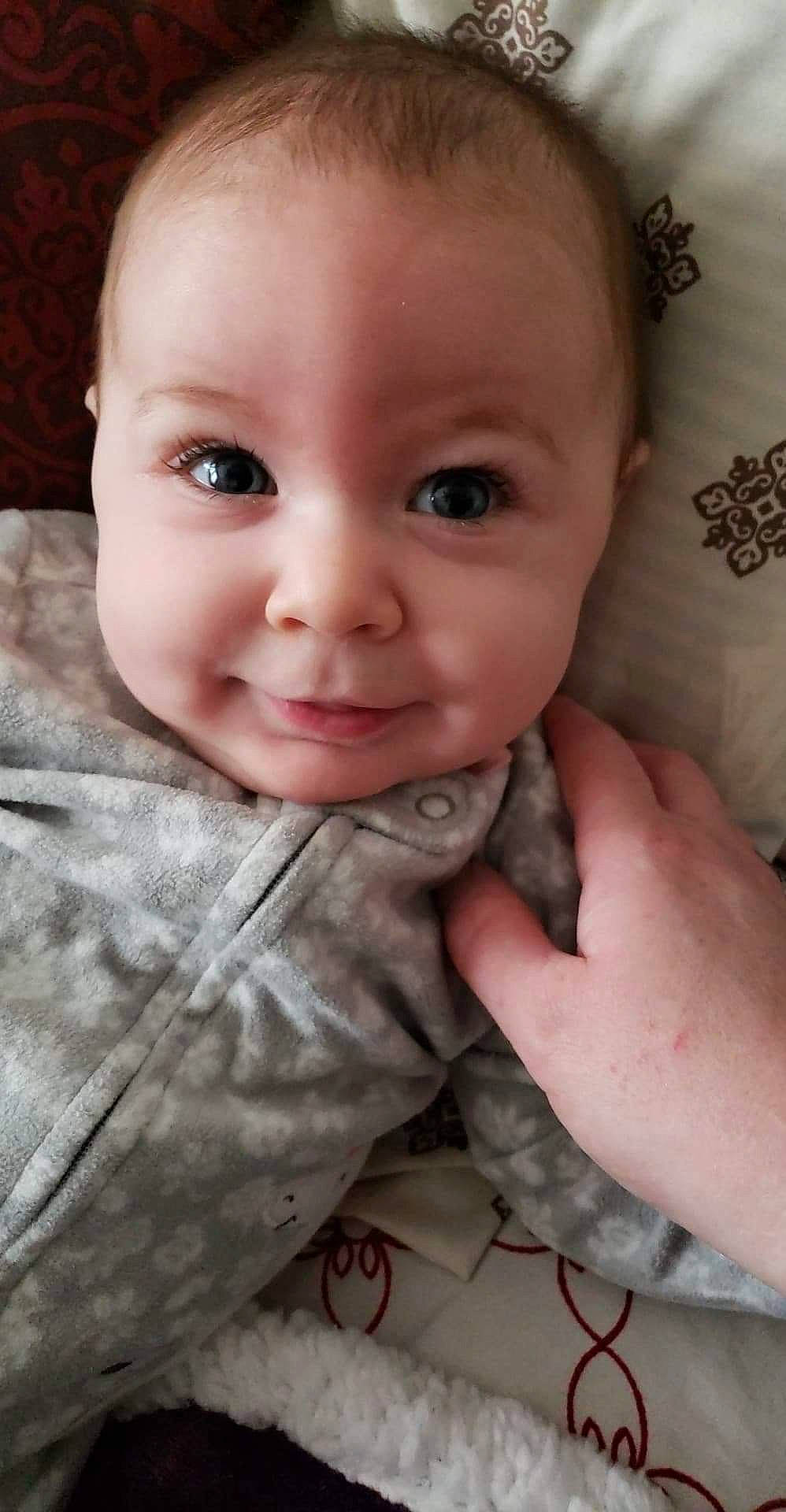 Katharine joined the competition — help win amazing prizes! baby, cheek, child, chin, close_up, ear, eye, eyebrow, face, facial_expression, forehead, head, iris, joy, lip, mouth, muscle, nose, person, skin