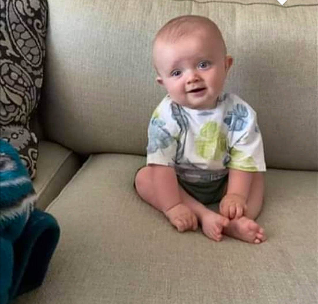 John joined the competition — help win amazing prizes! arm, baby, cheek, child, crawling, eye, face, finger, floor, head, human, joint, leg, mouth, nose, person, play, sitting, skin, toddler