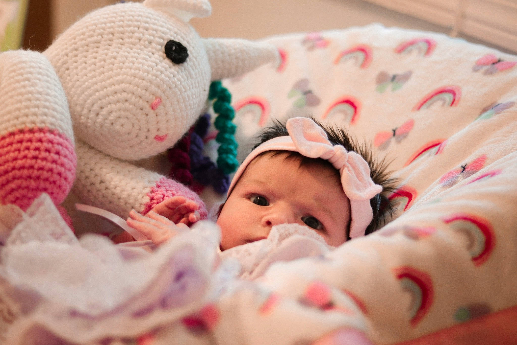 Brooklynn is registered to the contest to win money with this photo: art, baby, baby_products, baby_sleeping, baby_toddler_clothing, bedtime, cheek, child, comfort, eye, fur, head, linens, nose, person, skin, stuffed_toy, textile, toddler, toy