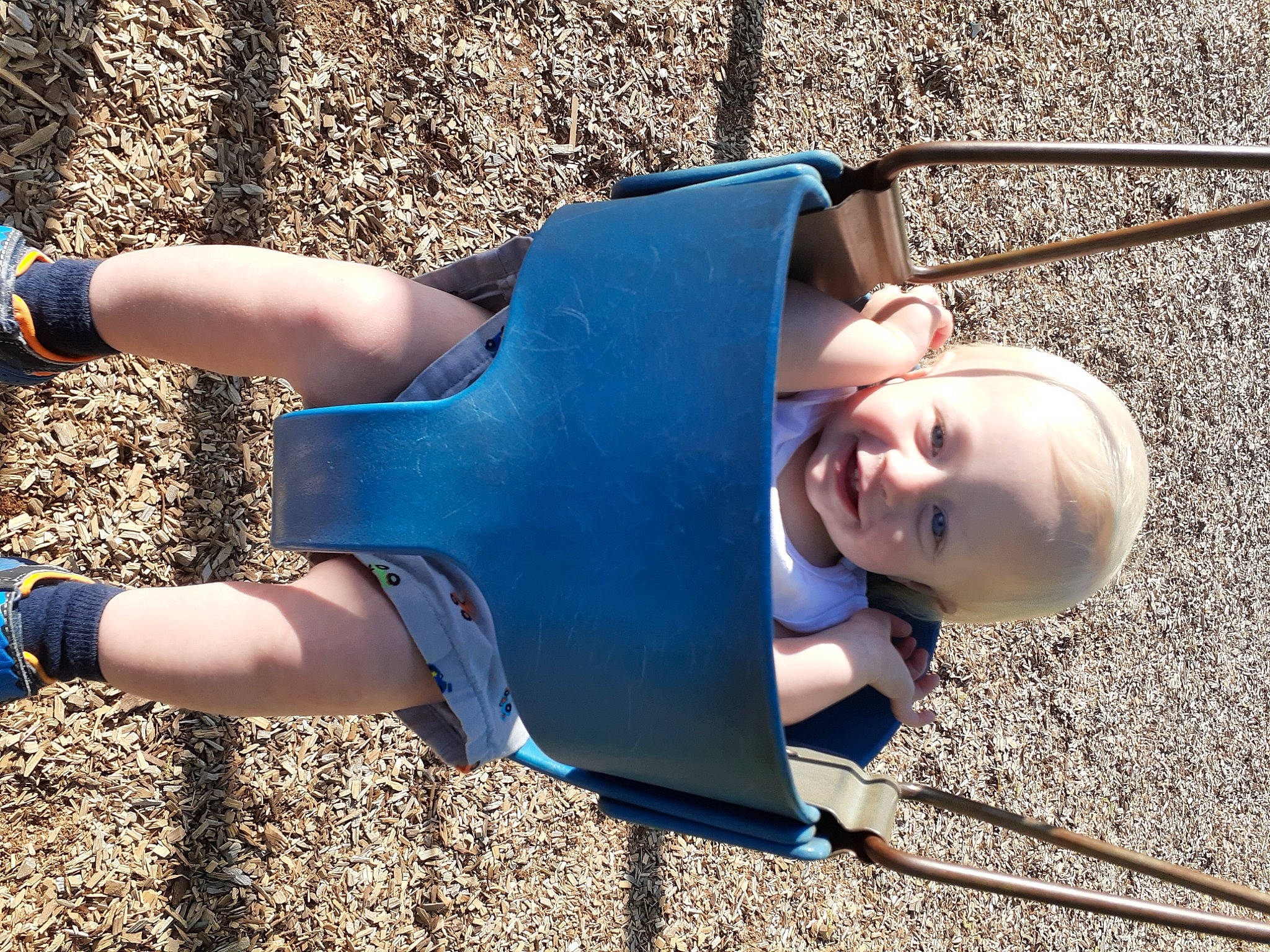 Legend joined the competition — help win amazing prizes! baby_toddler_clothing, blond, child, electric_blue, fun, grass, happy, human_body, human_leg, human_settlement, joint, joy, leisure, people_in_nature, person, public_space, sand, smile, summer, thigh