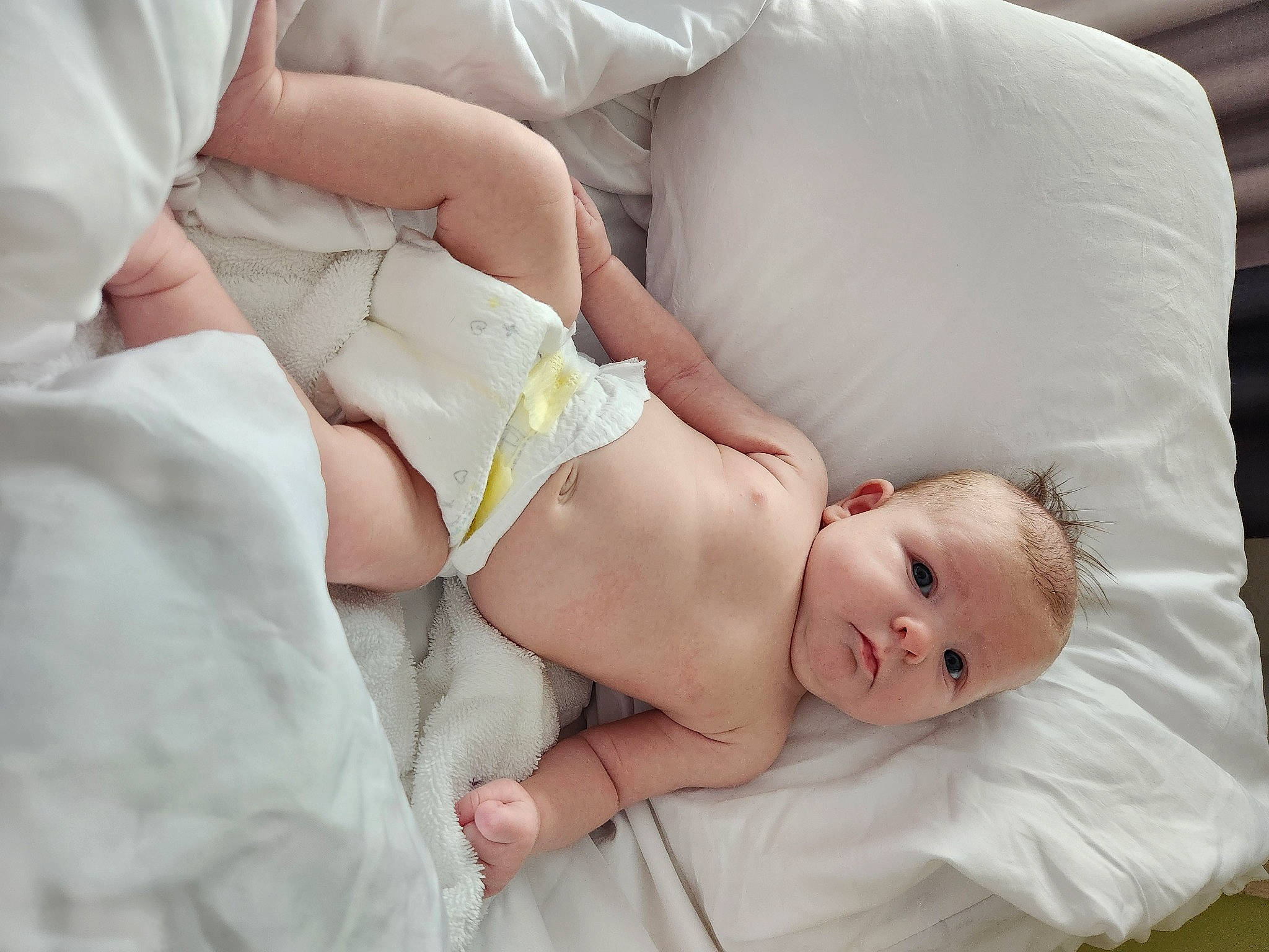 Aurora is registered to the contest to win money with this photo: abdomen, baby, baby_products, baby_sleeping, baby_toddler_clothing, chest, child, comfort, elbow, event, human_body, human_leg, knee, linens, person, skin, sleep, stomach, thigh, toddler