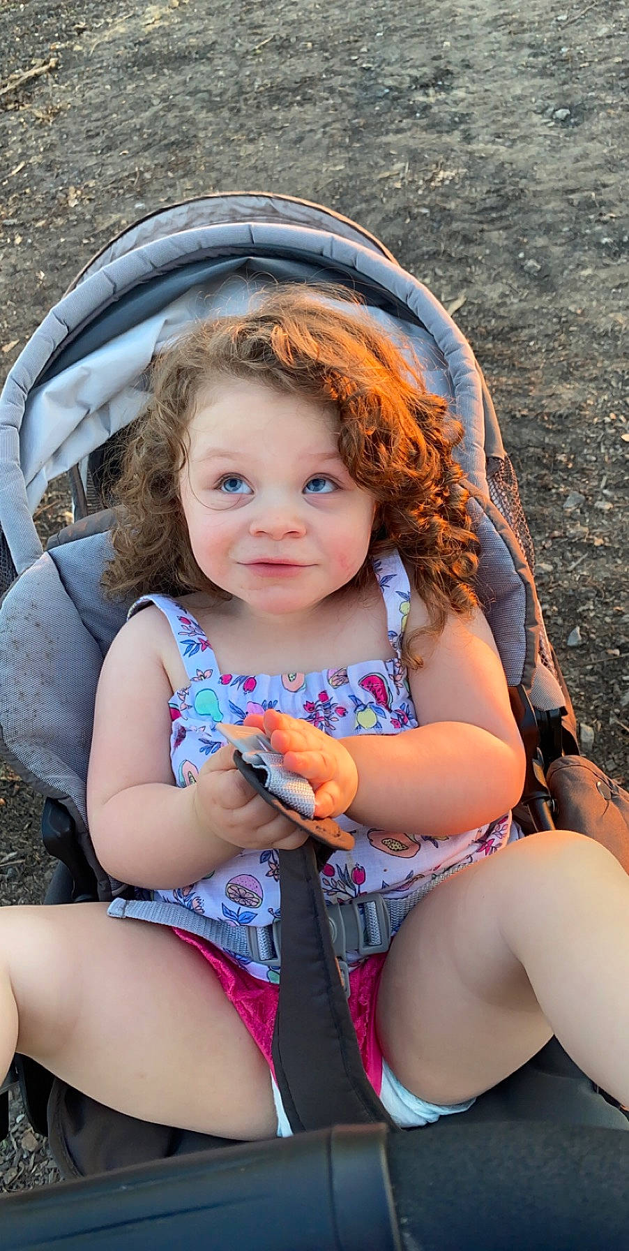 Emmalea is registered to the contest to win money with this photo: baby, baby_products, child, child_model, fun, headgear, person, product, sitting, skin, smile, summer, toddler, vacation