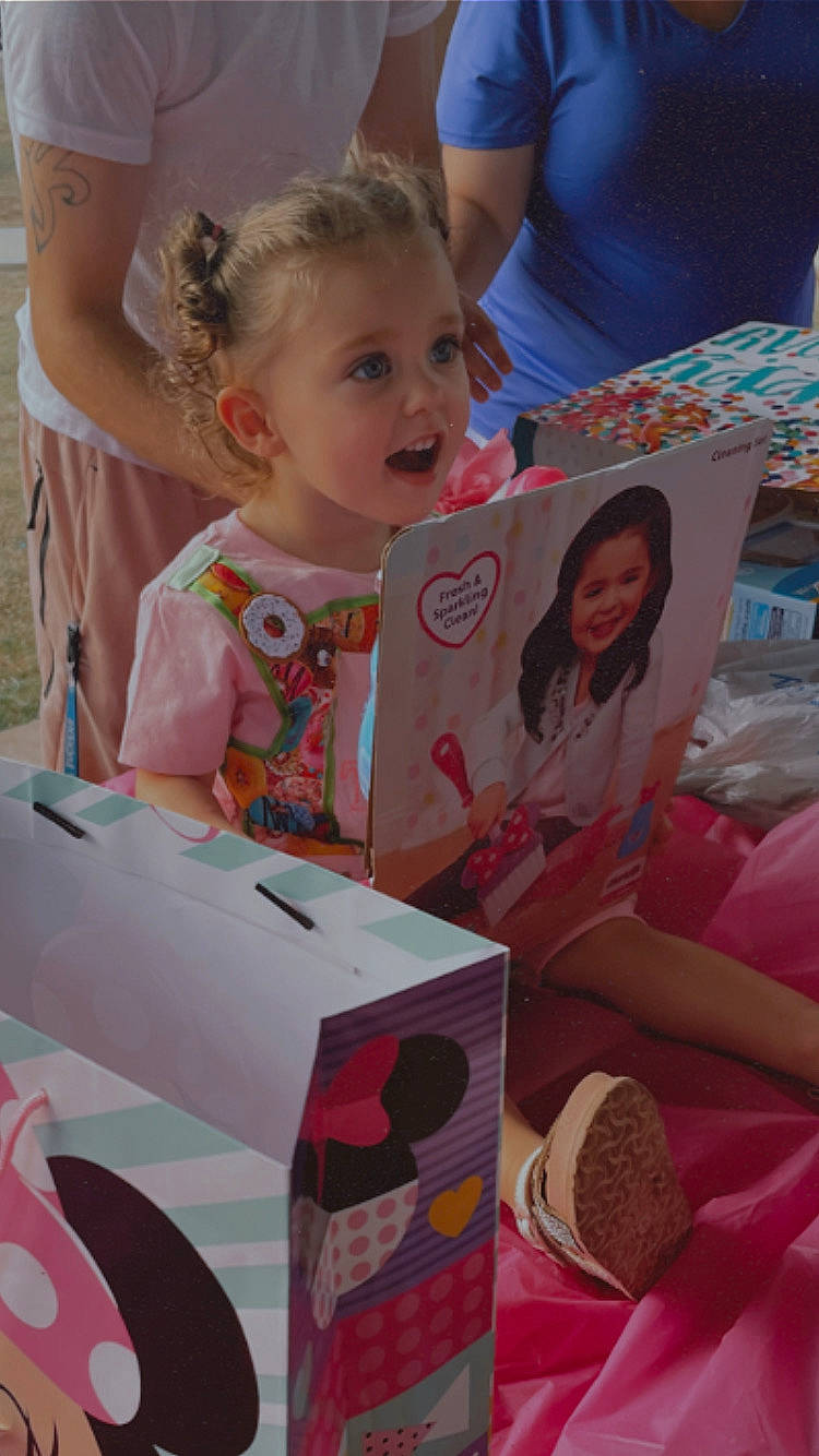 Haisley joined the competition — help win amazing prizes! baby_toddler_clothing, beauty, birthday, child, event, fun, happy, head, holiday, joy, leisure, magenta, party, pattern, person, pink, play, recreation, smile, snapshot