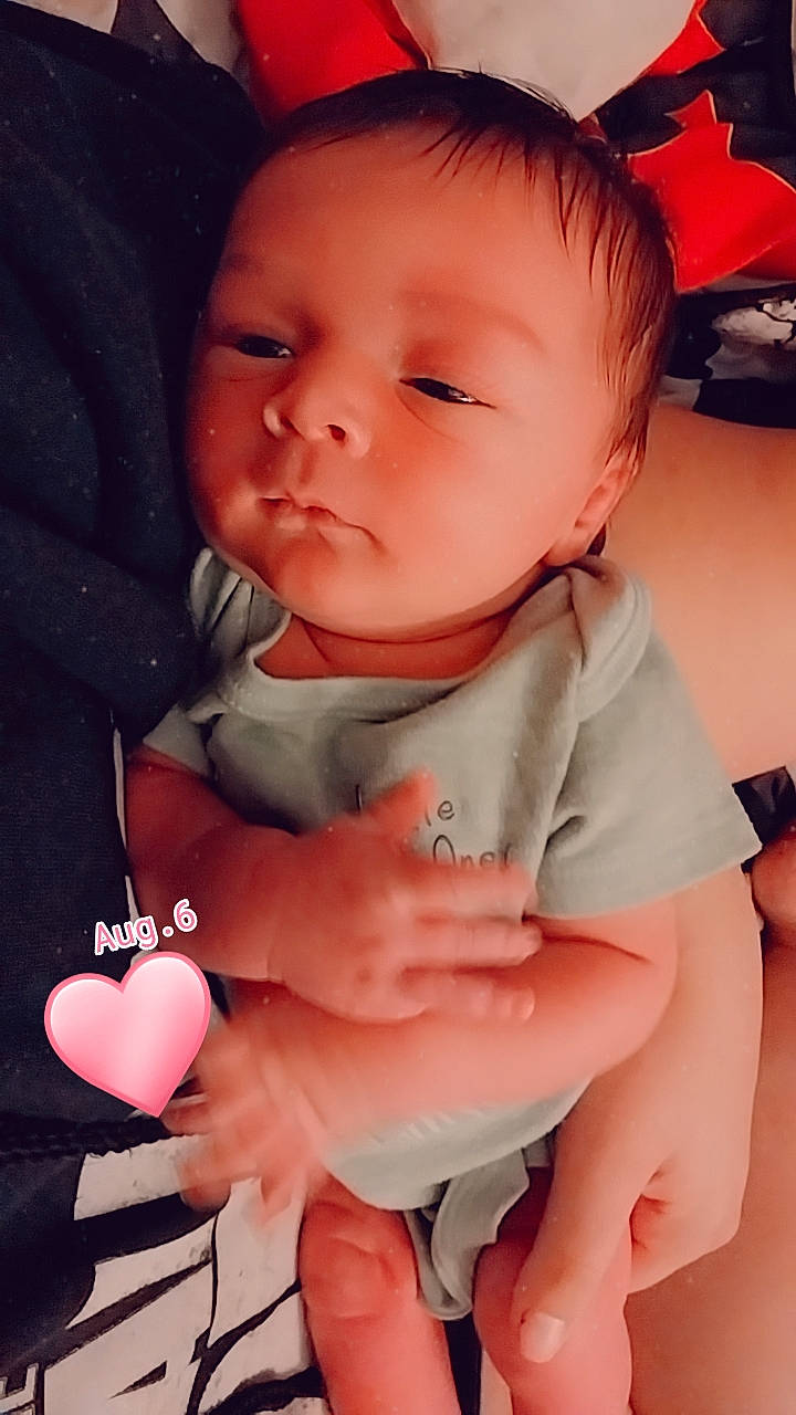 Jonas joined the competition — help win amazing prizes! baby, baby_toddler_clothing, cheek, child, finger, gesture, hand, happy, human_body, lip, mouth, nail, neck, nose, person, pink, skin, sleeve, thumb, toddler